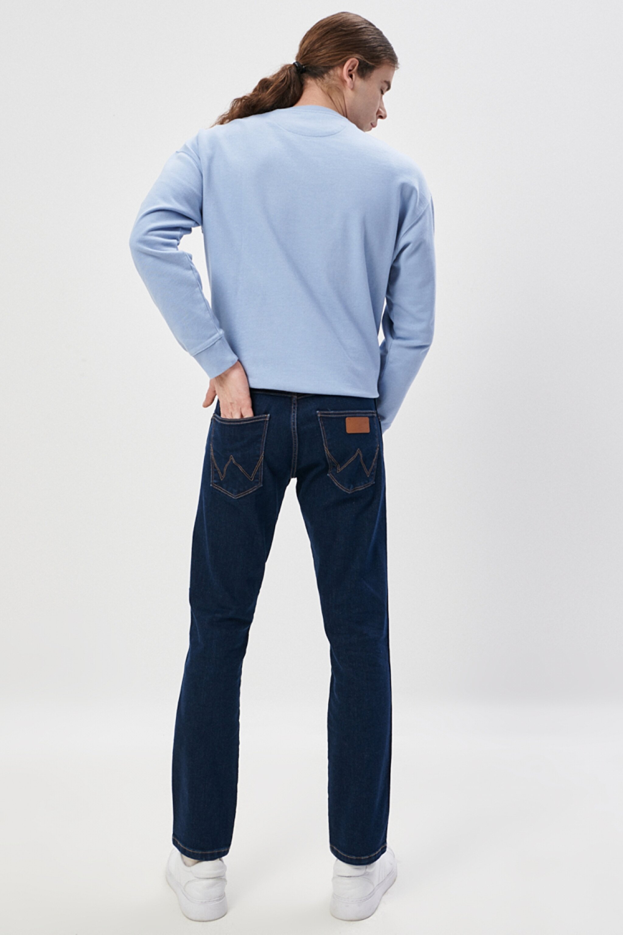 Larston Slim Tapered Dar Kesim Düşük Bel Esnek Jean Kot Pantolon - Dark Tint-W18SXL374 (görsel 5)