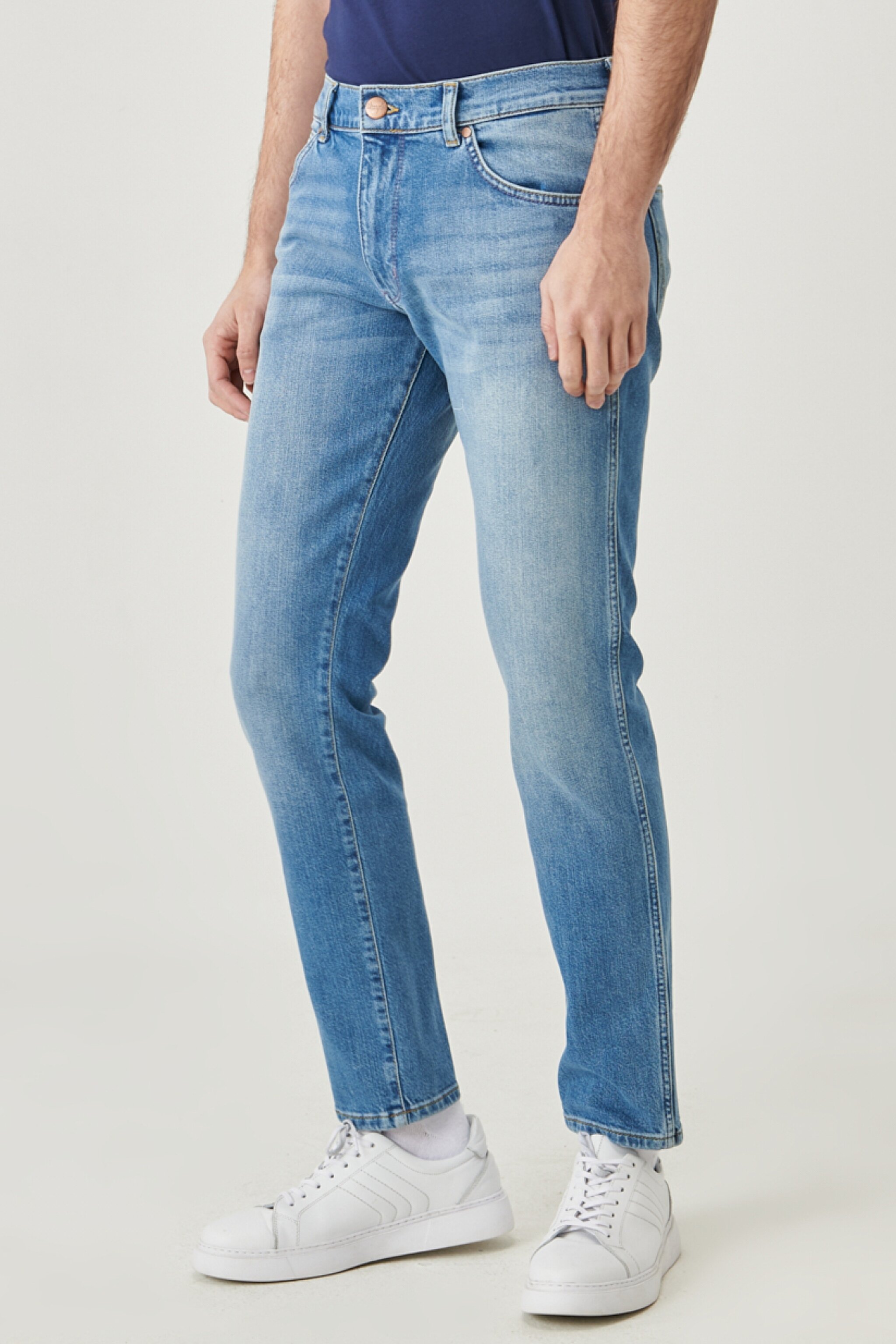 Larston Slim Tapered Normal Bel Esnek Jean Pantolon