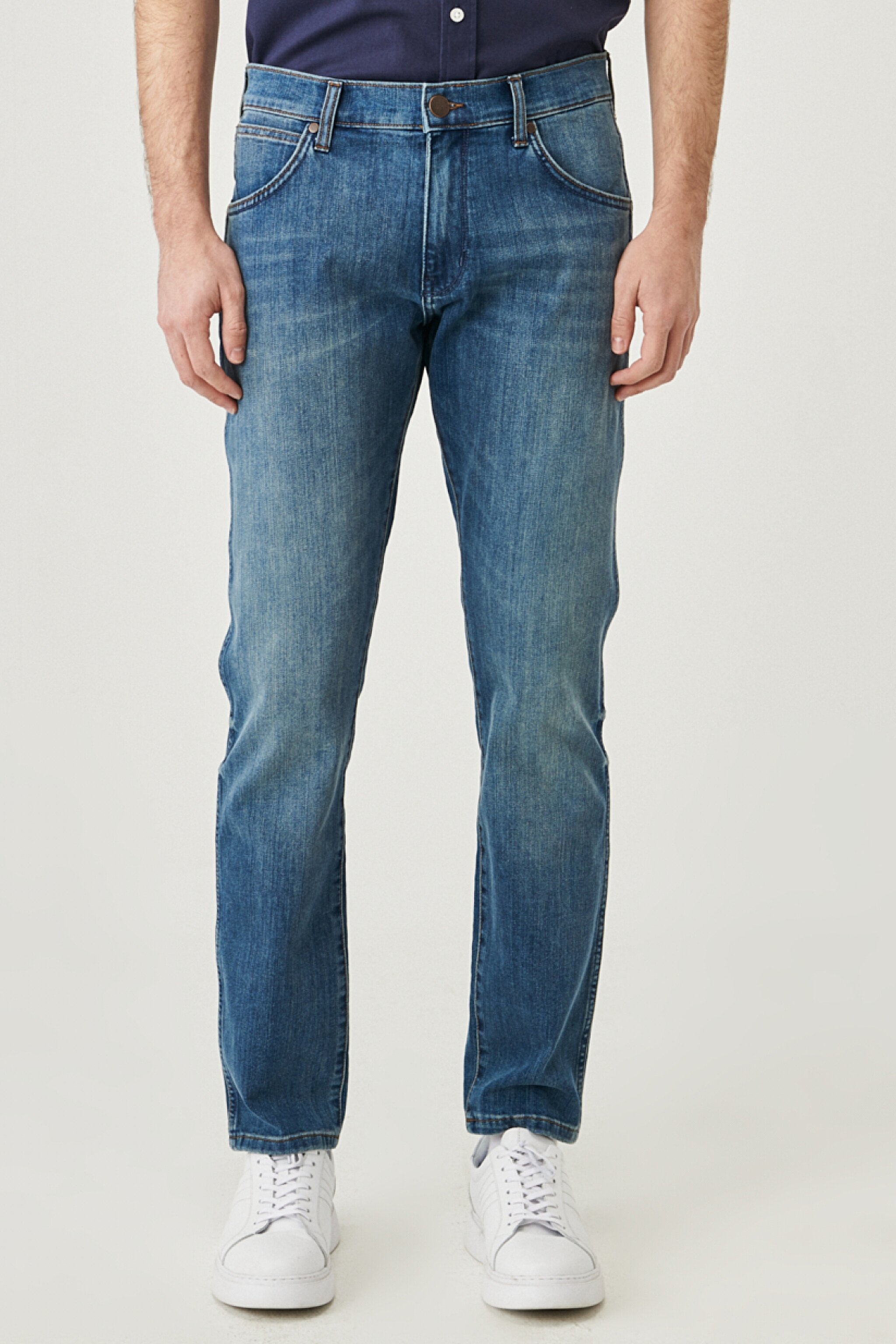 Larston Slim Fit Normal Bel Esnek Jean Pantolon - Green Twist-W18SXP409 (görsel 4)