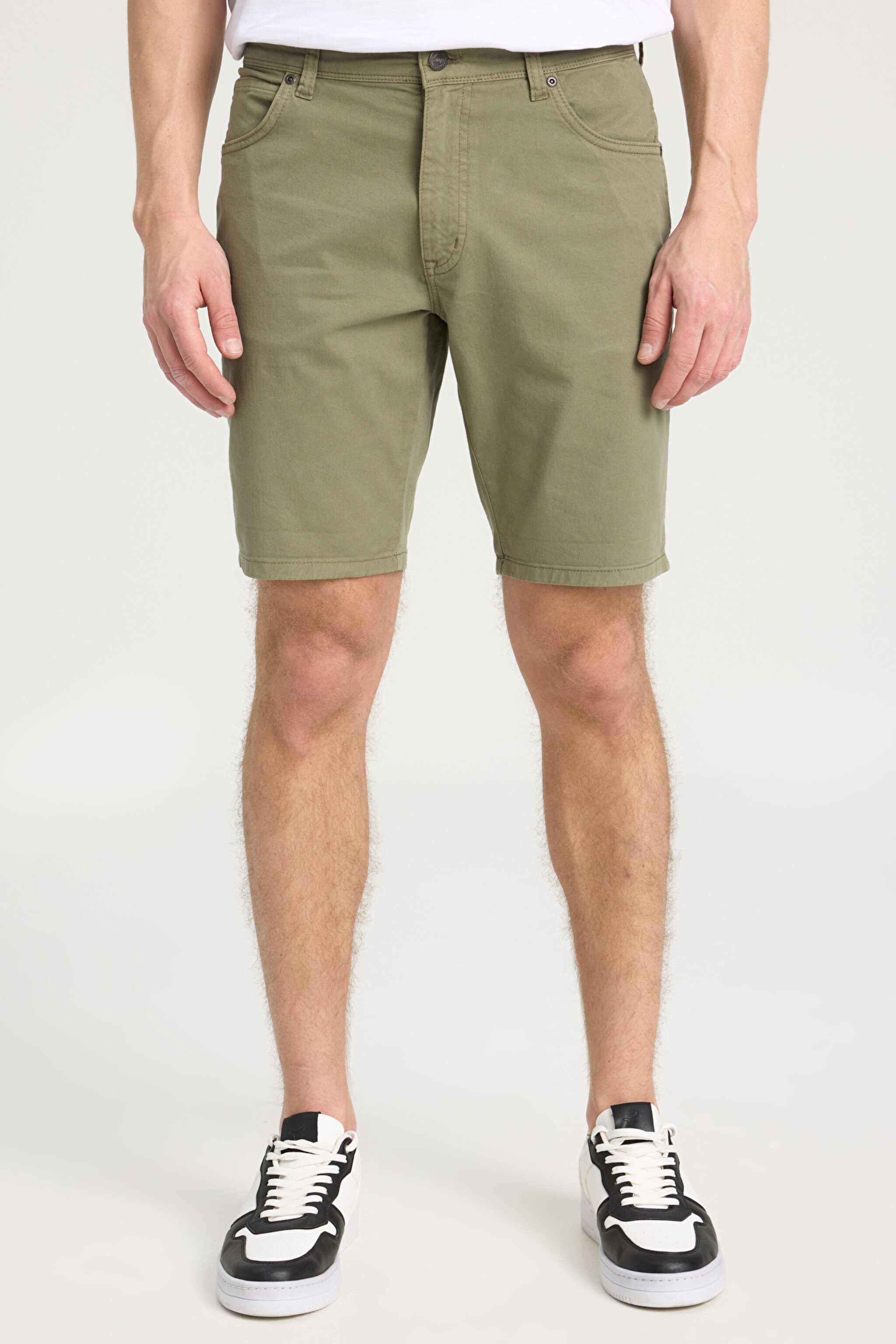 Regular Fit Normal Kesim Şort - Khaki-W211205801 (görsel 4)