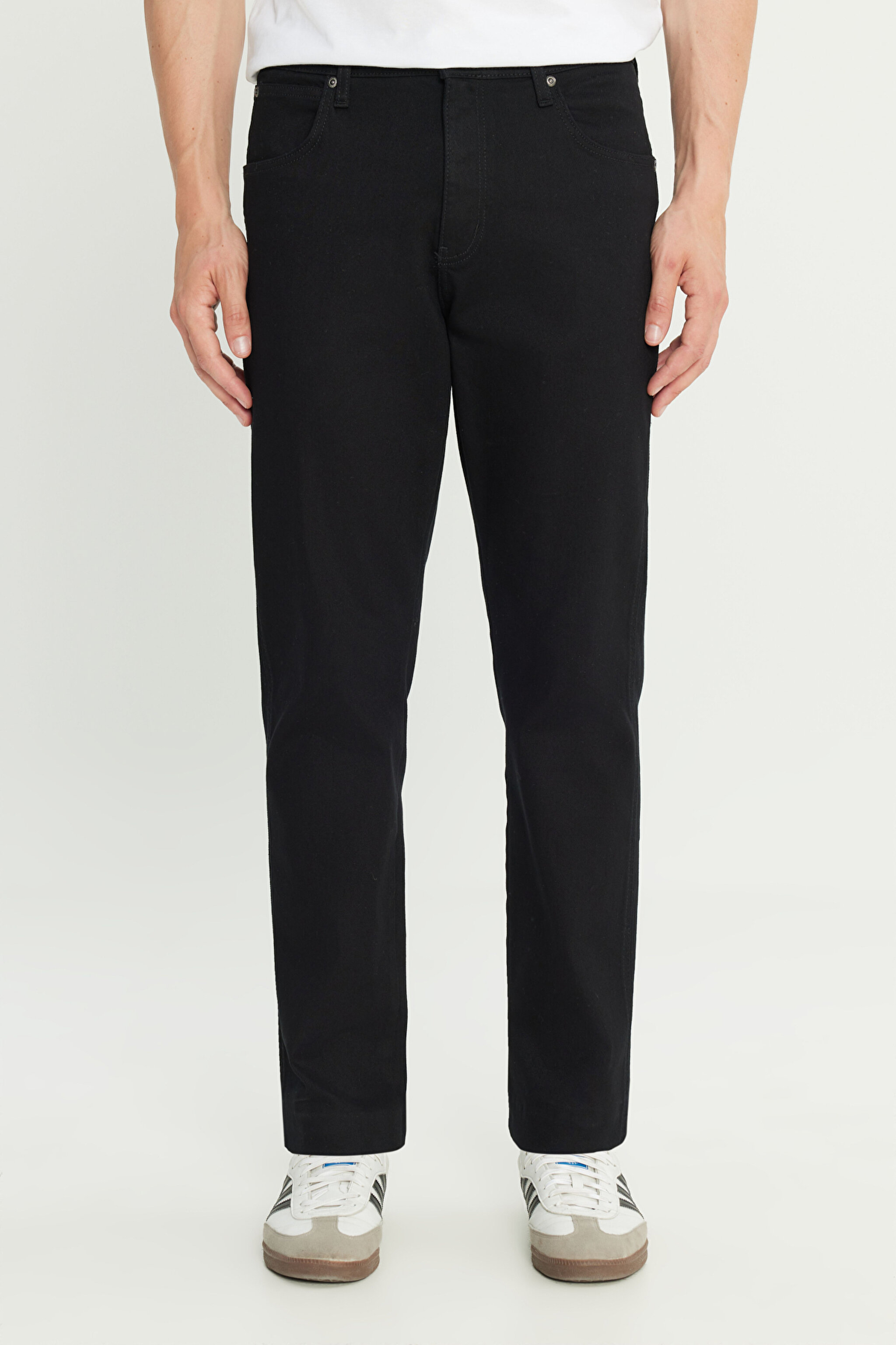 Arizona Straight Fit Normal Bel 5 Cep Esnek Pantolon - Black-W211842001 (görsel 3)