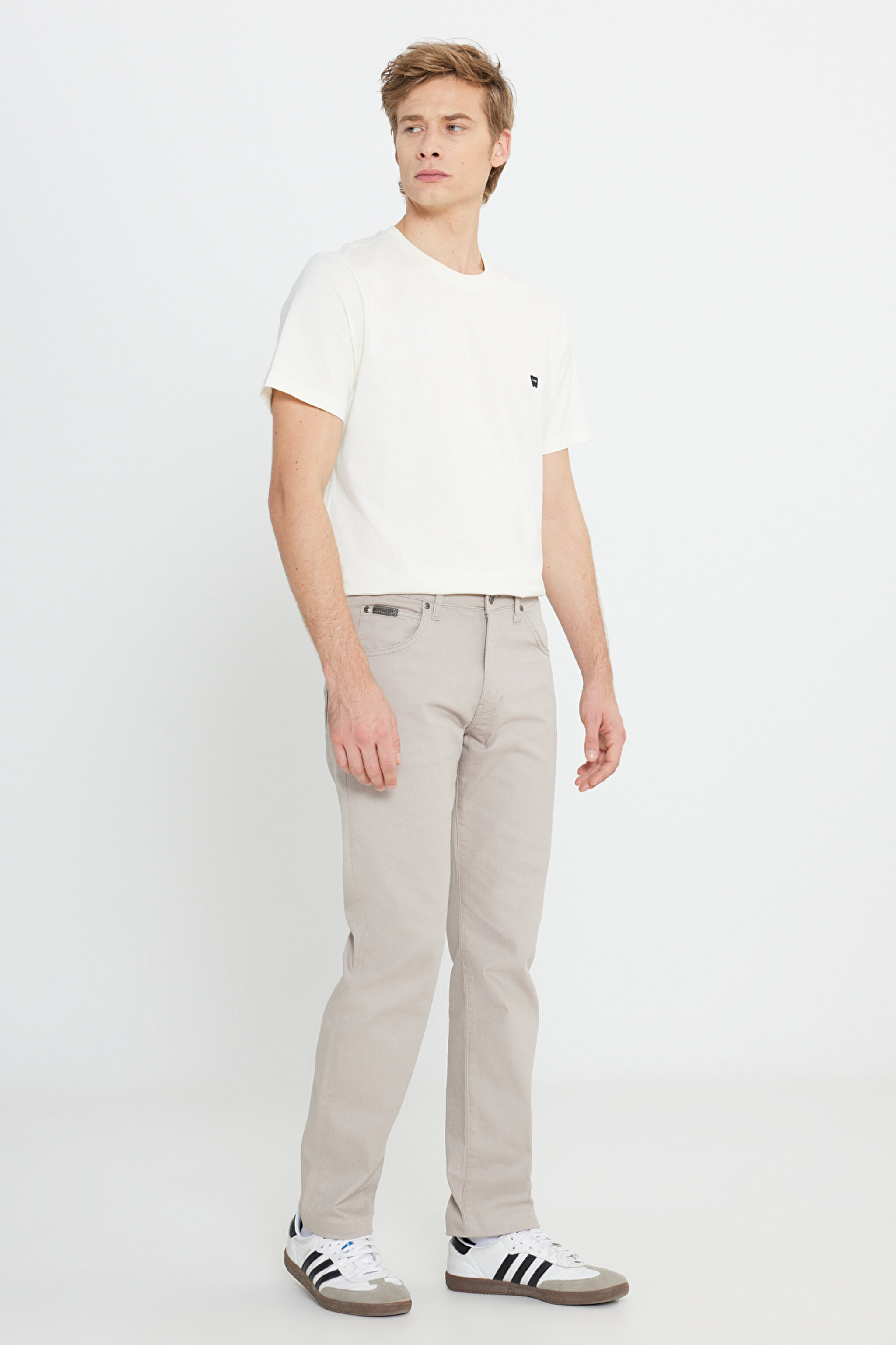Arizona Straight Fit Normal Bel 5 Cep Esnek Pantolon - Light Blue-W211842013 (görsel 2)