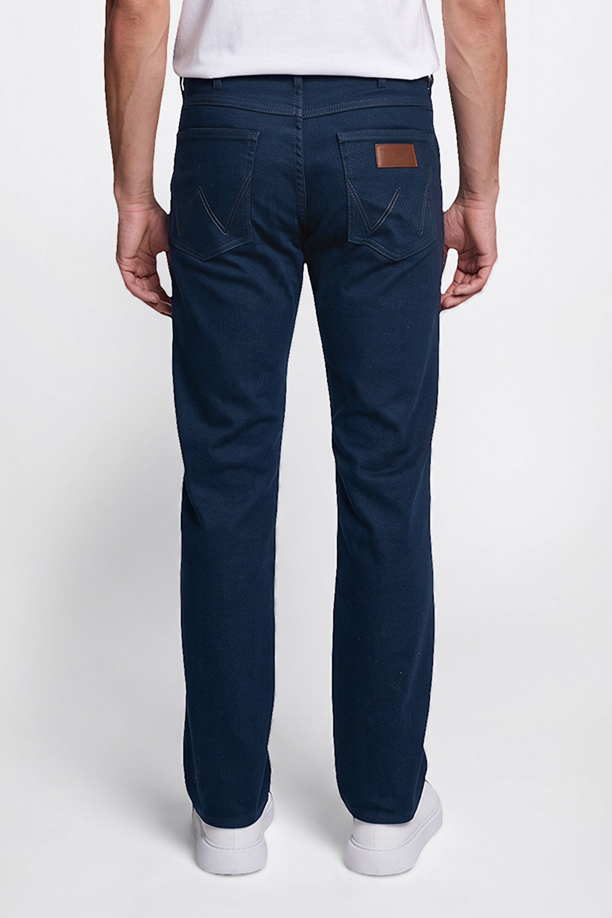 Arizona Straight Fit Normal Bel 5 Cep Esnek Pantolon - Navy-W211842410 (görsel 4)