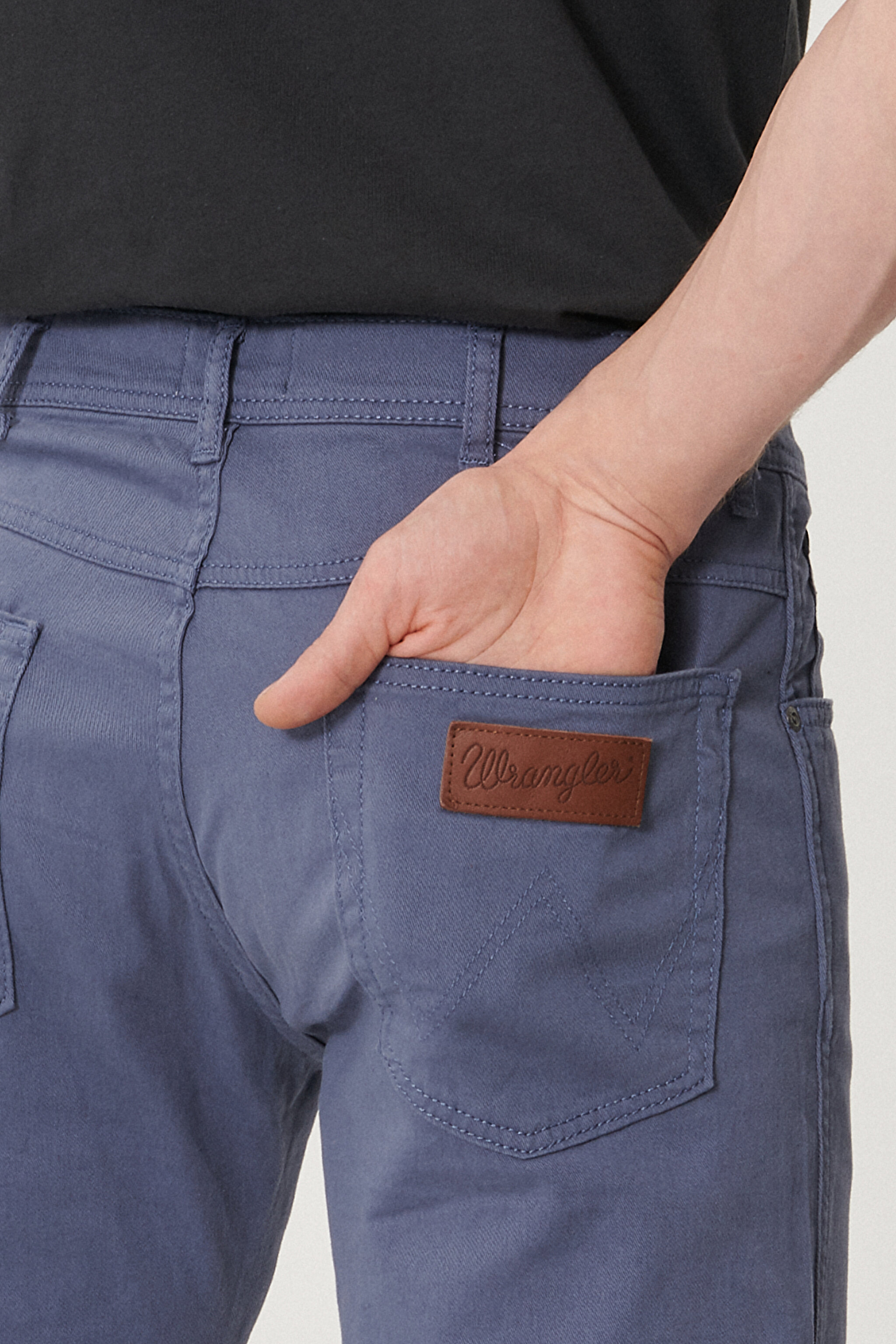 Arizona Straight Fit Normal Bel 5 Cep Esnek Pantolon - Indigo-W211842TF (görsel 5)