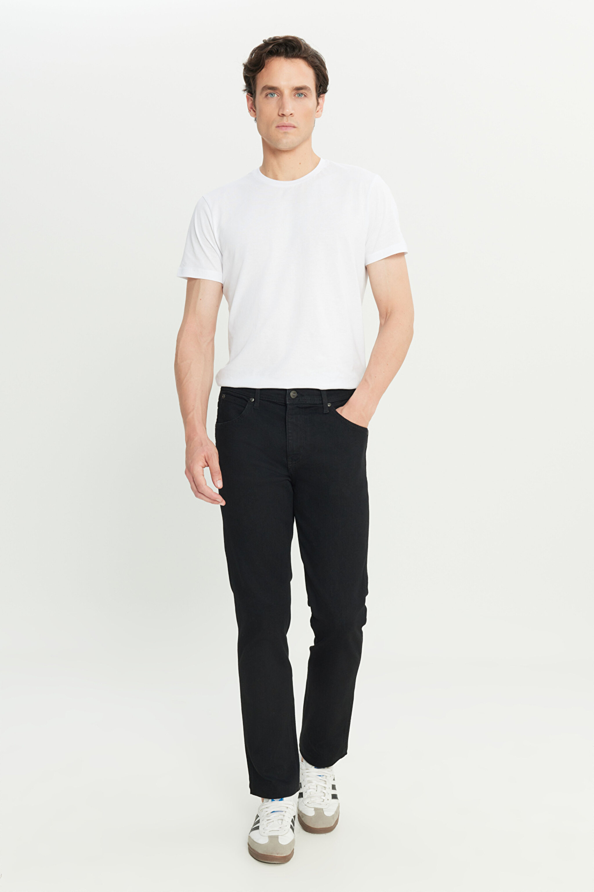 Arizona Straight Fit Normal Bel Denim Esnek Jean Kot Pantolon - BlackEagle-W21184308 (görsel 2)