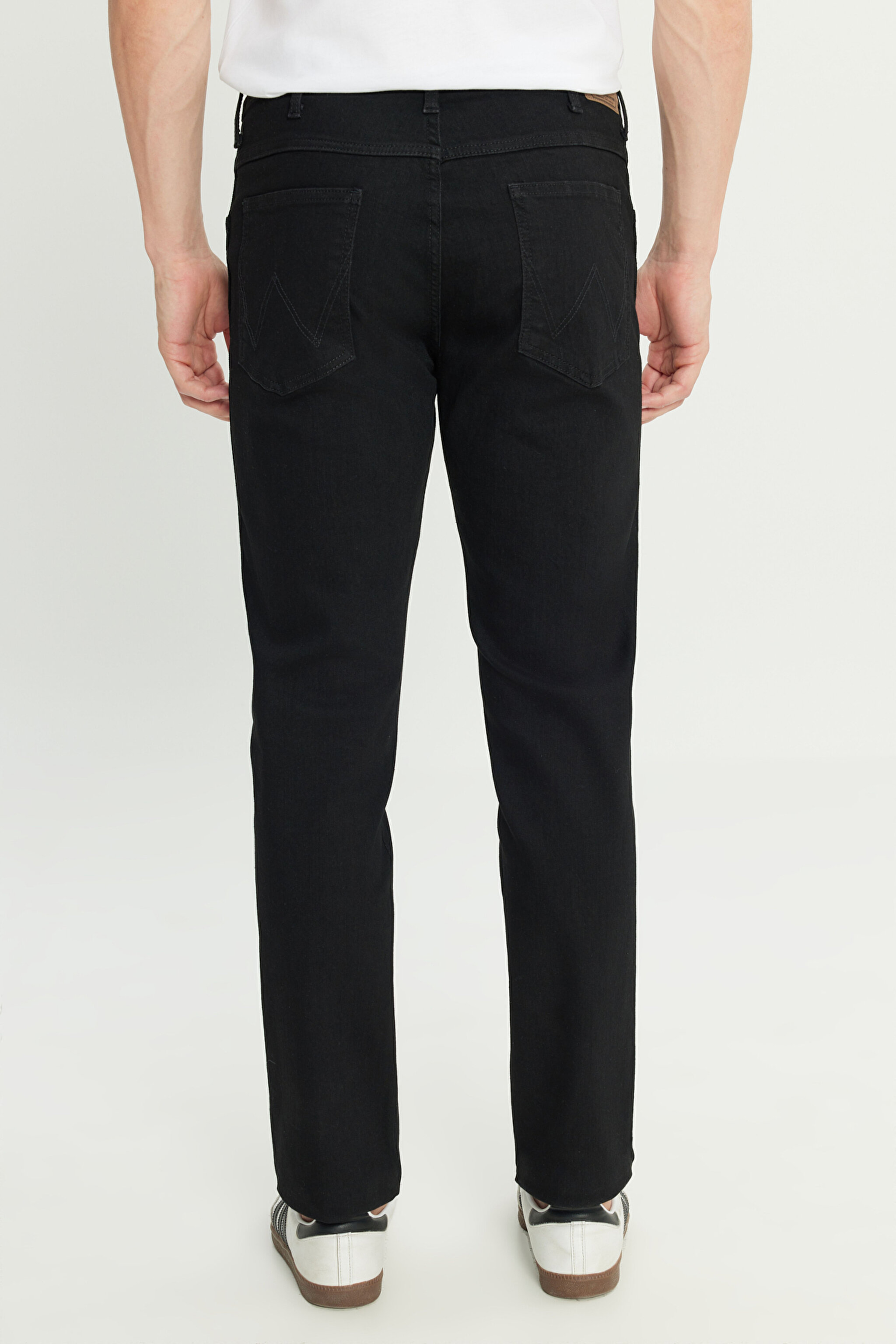 Arizona Straight Fit Normal Bel Denim Esnek Jean Kot Pantolon - BlackEagle-W21184308 (görsel 4)