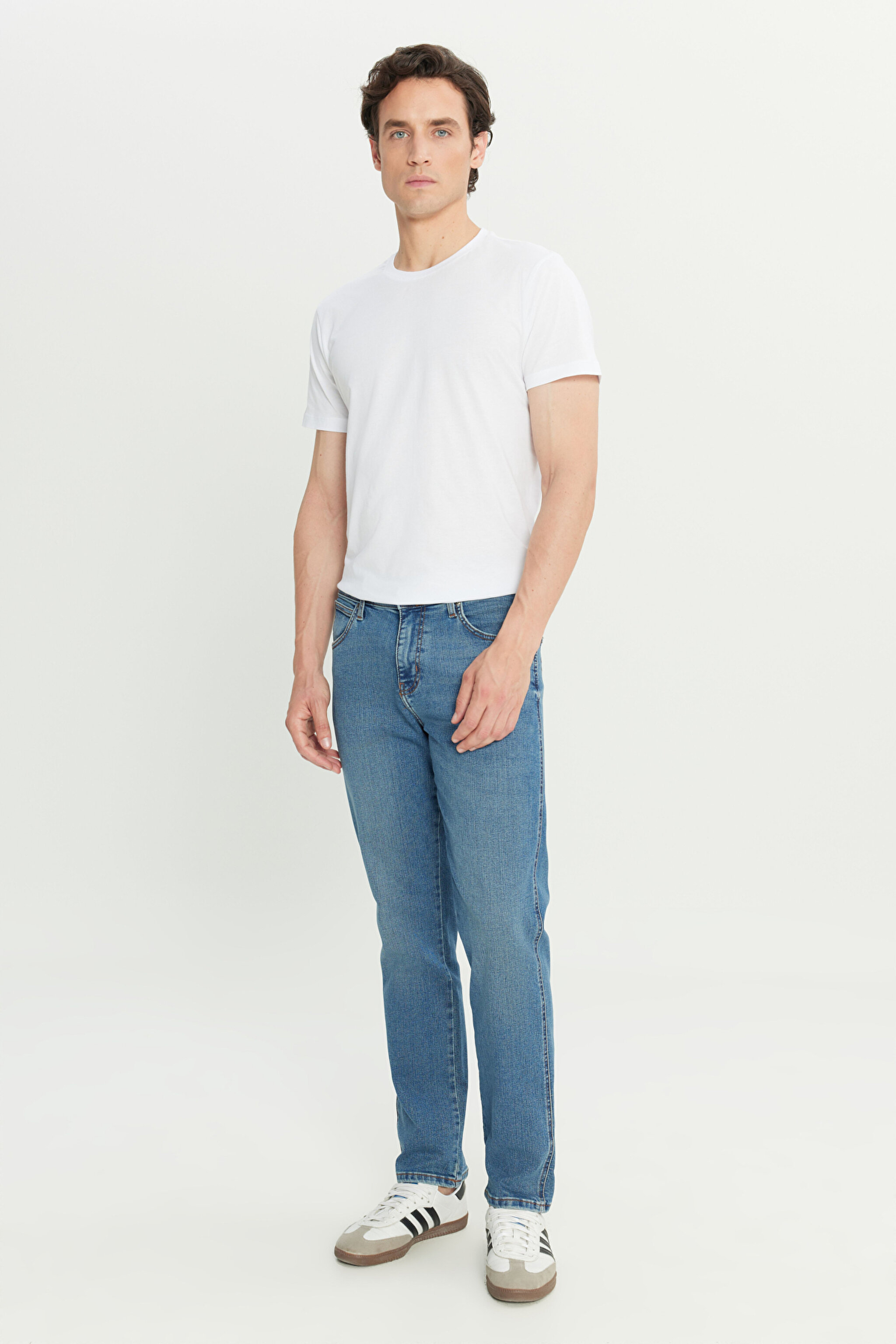 Arizona Straight Fit Normal Bel Denim Esnek Jean Kot Pantolon