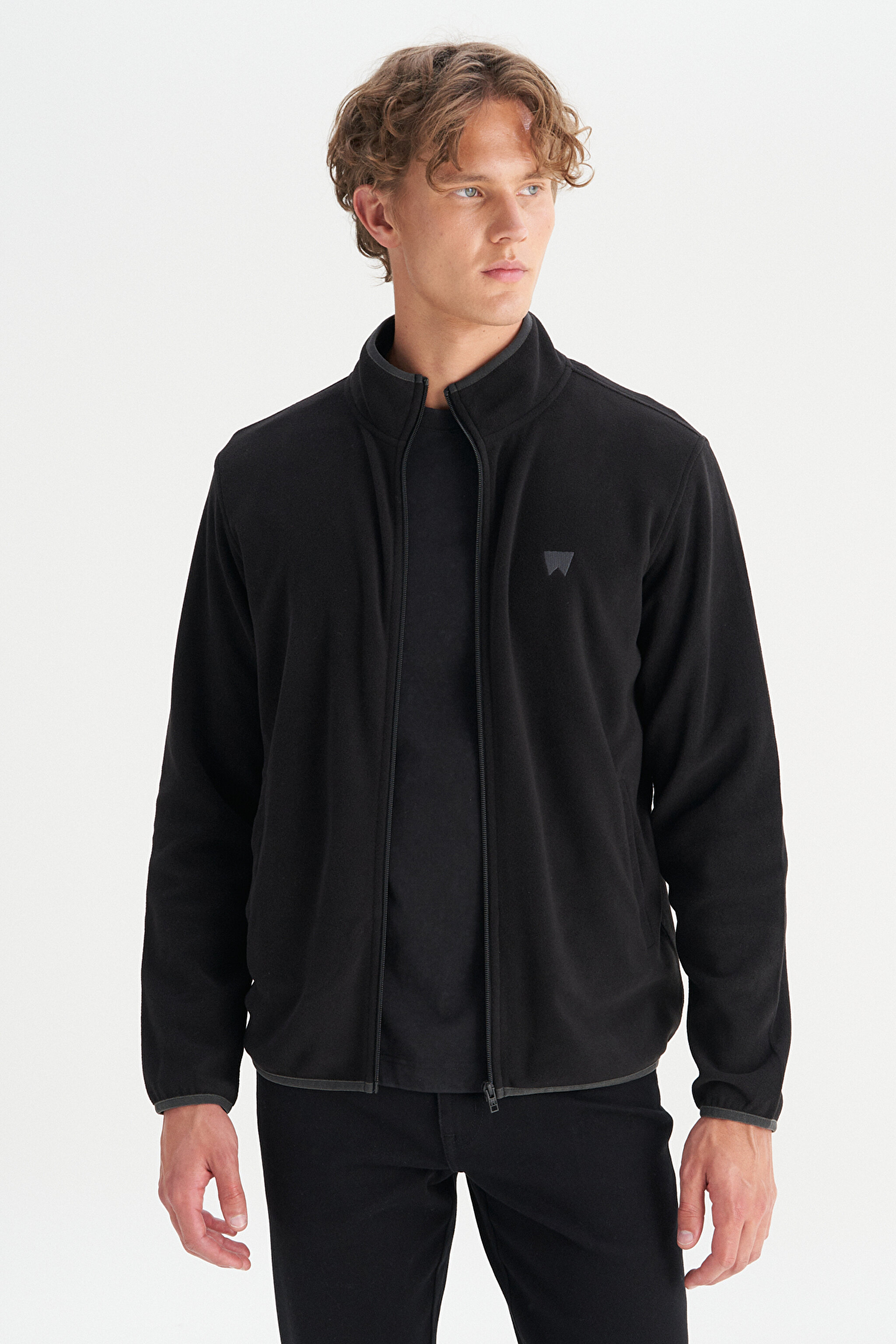 Regular Fit Normal Kesim Polar - Black-W212239001 (görsel 3)