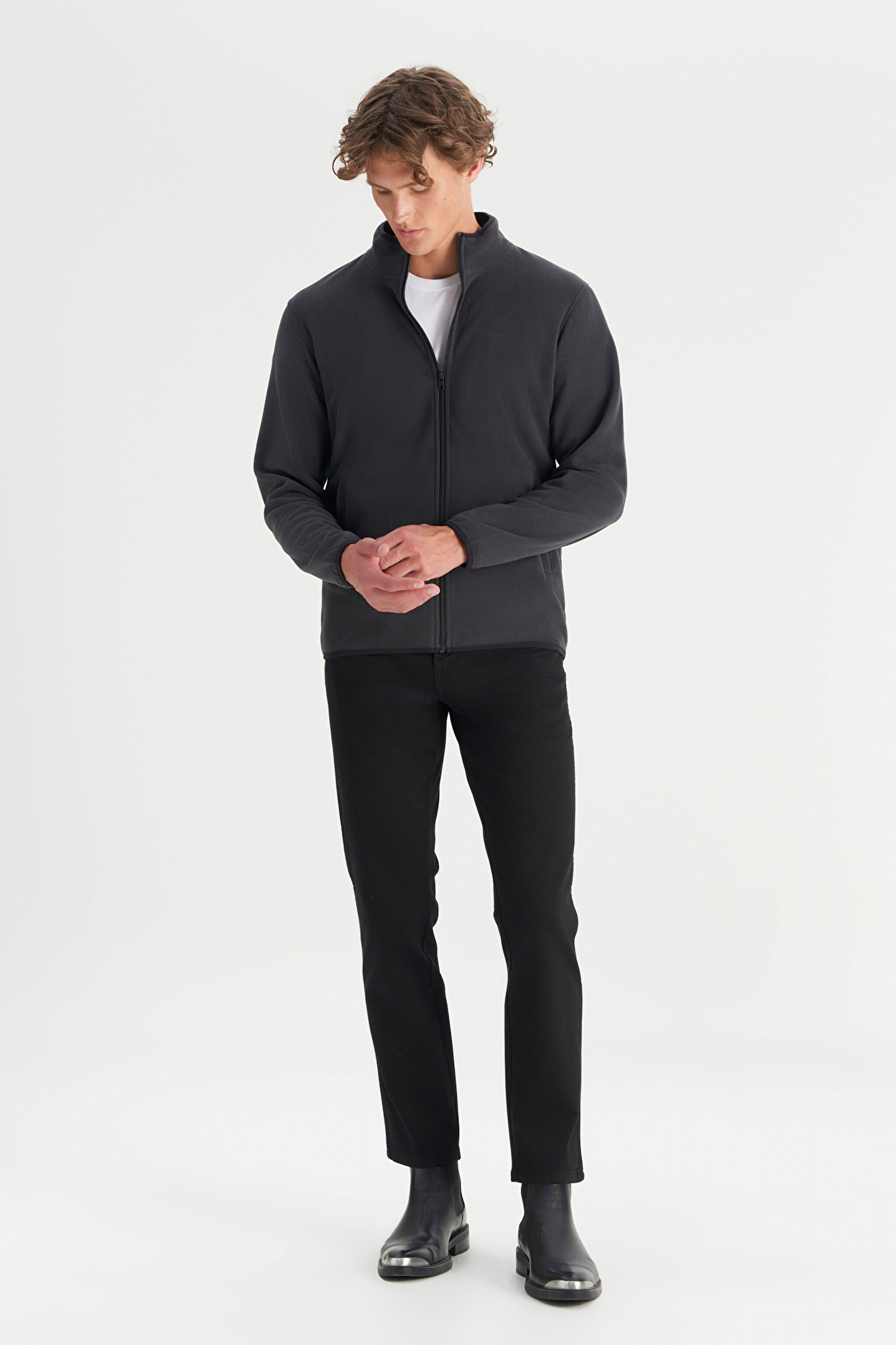 Regular Fit Normal Kesim Polar - Anthracite-W212239003 (görsel 2)