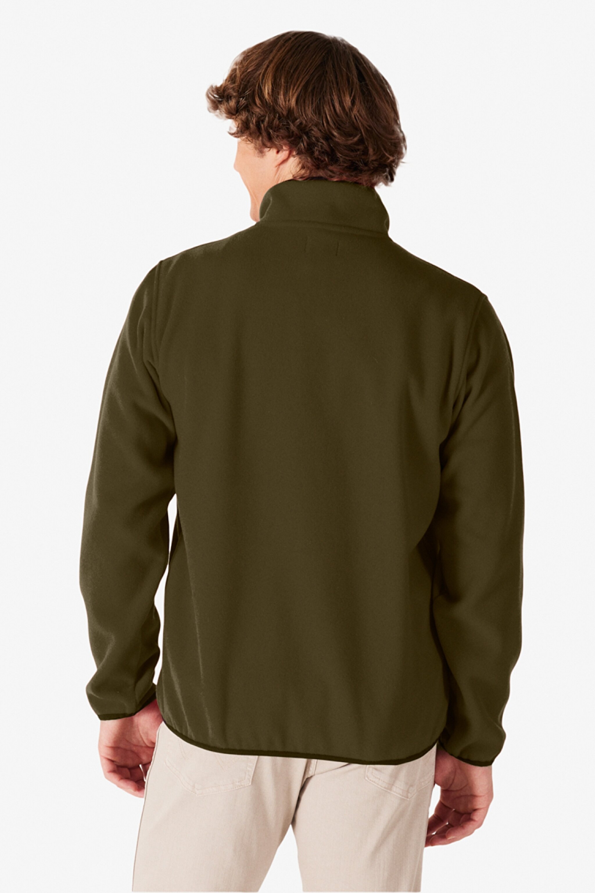 Regular Fit Normal Kesim Polar - Khaki-W212239801 (görsel 7)