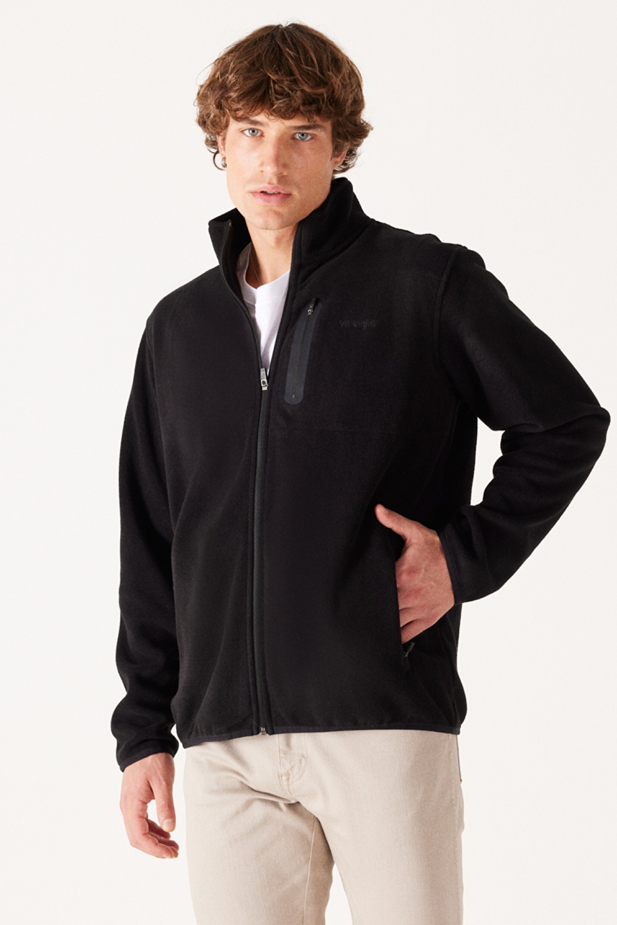 Regular Fit Normal Kesim Polar - Black-W212981001
