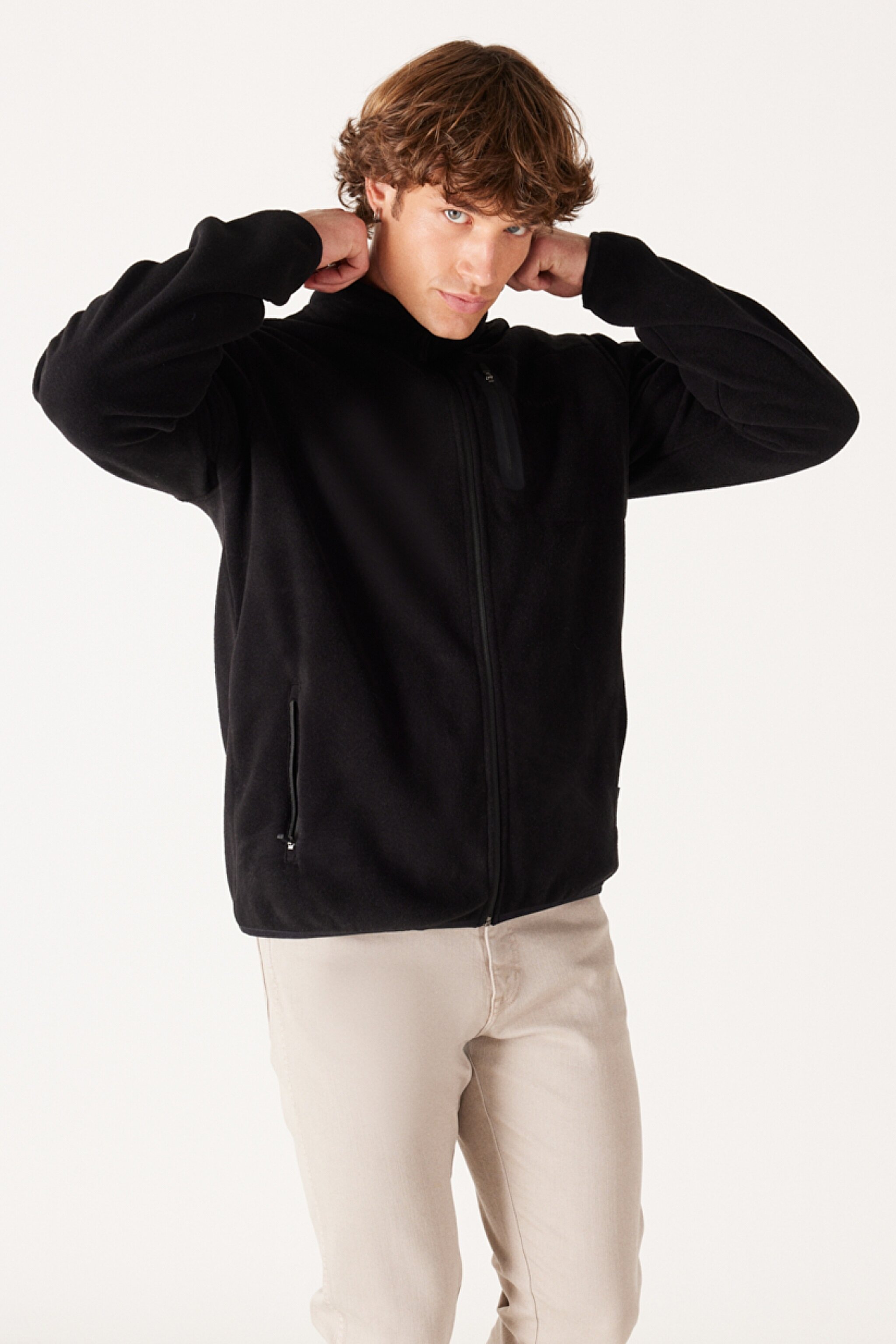 Regular Fit Normal Kesim Polar - Black-W212981001 (görsel 2)