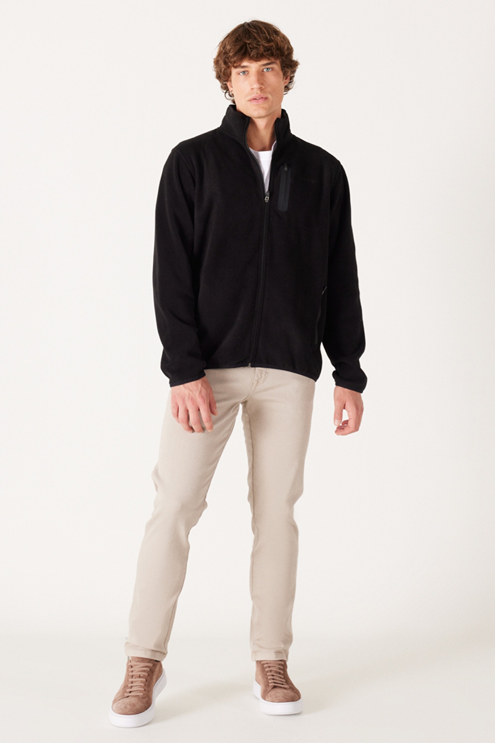 Regular Fit Normal Kesim Polar - Black-W212981001 (görsel 7)