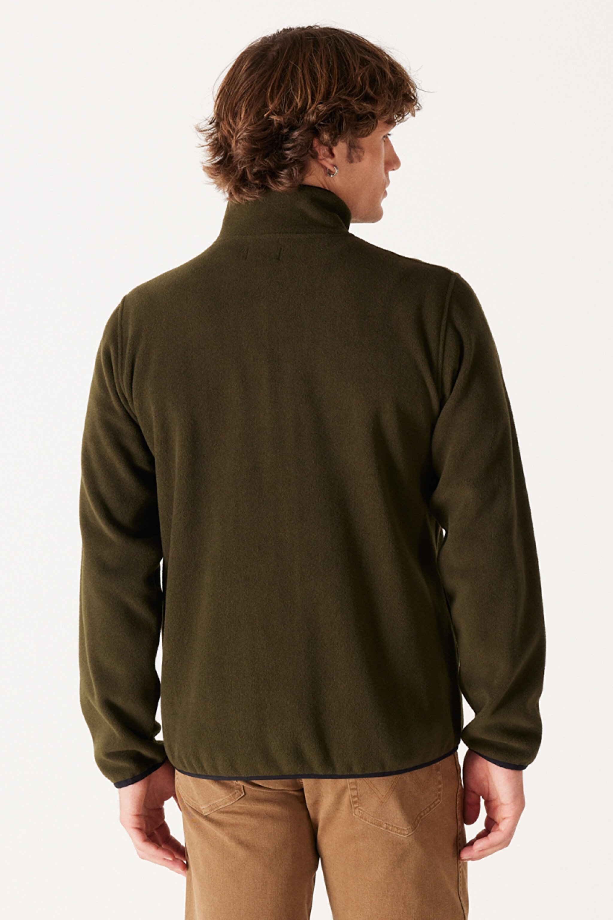 Regular Fit Normal Kesim Polar - Khaki-W212981801 (görsel 8)