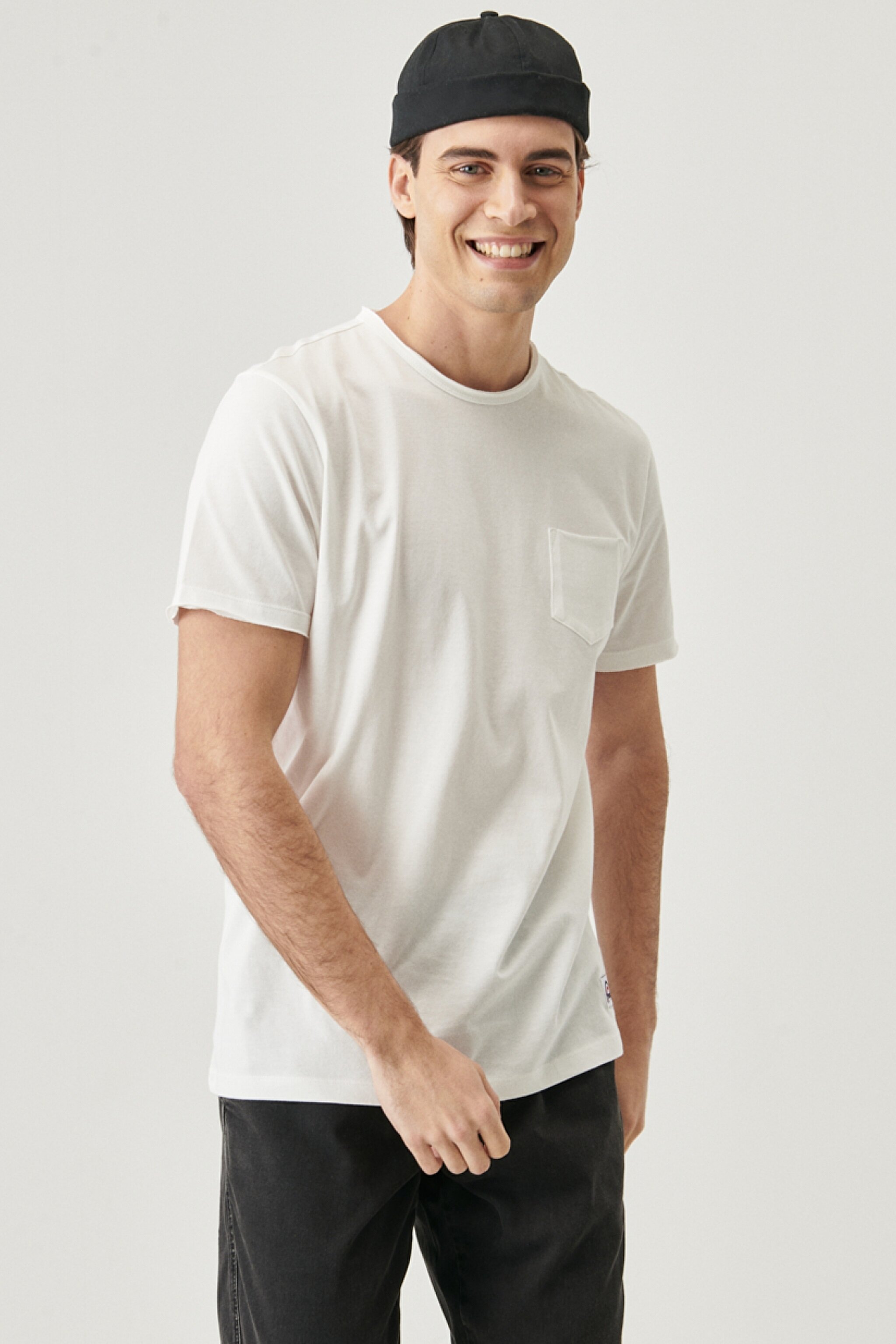 Regular Fit Rahat Kesim %100 Pamuk Bisiklet Yaka SS Supreme Crew Neck Tişört