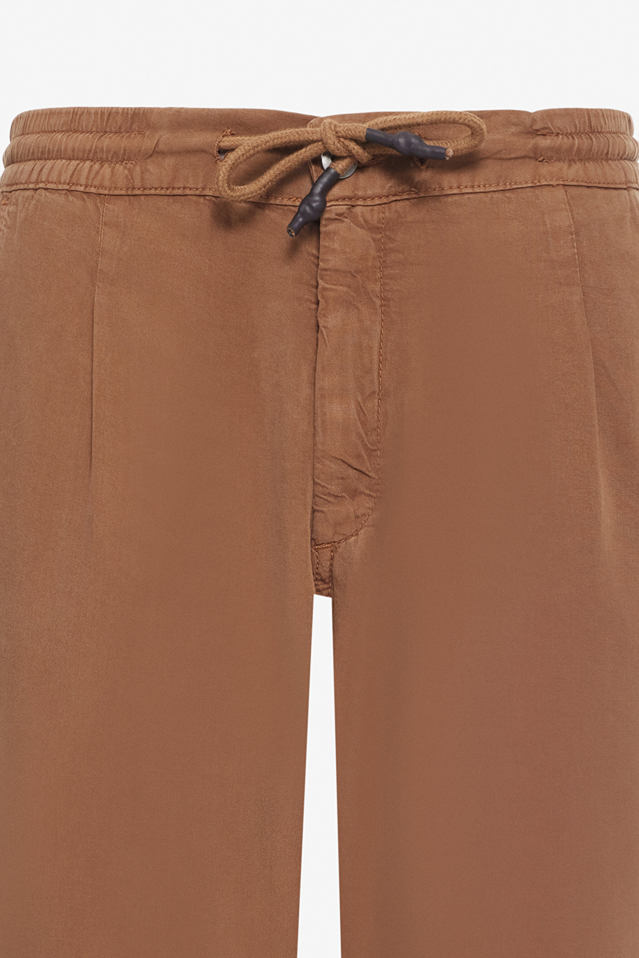 Regular Fit Normal Kesim Normal Bel Düz Paça Camel Chino Pantolon - Camel-W221266211 (görsel 7)