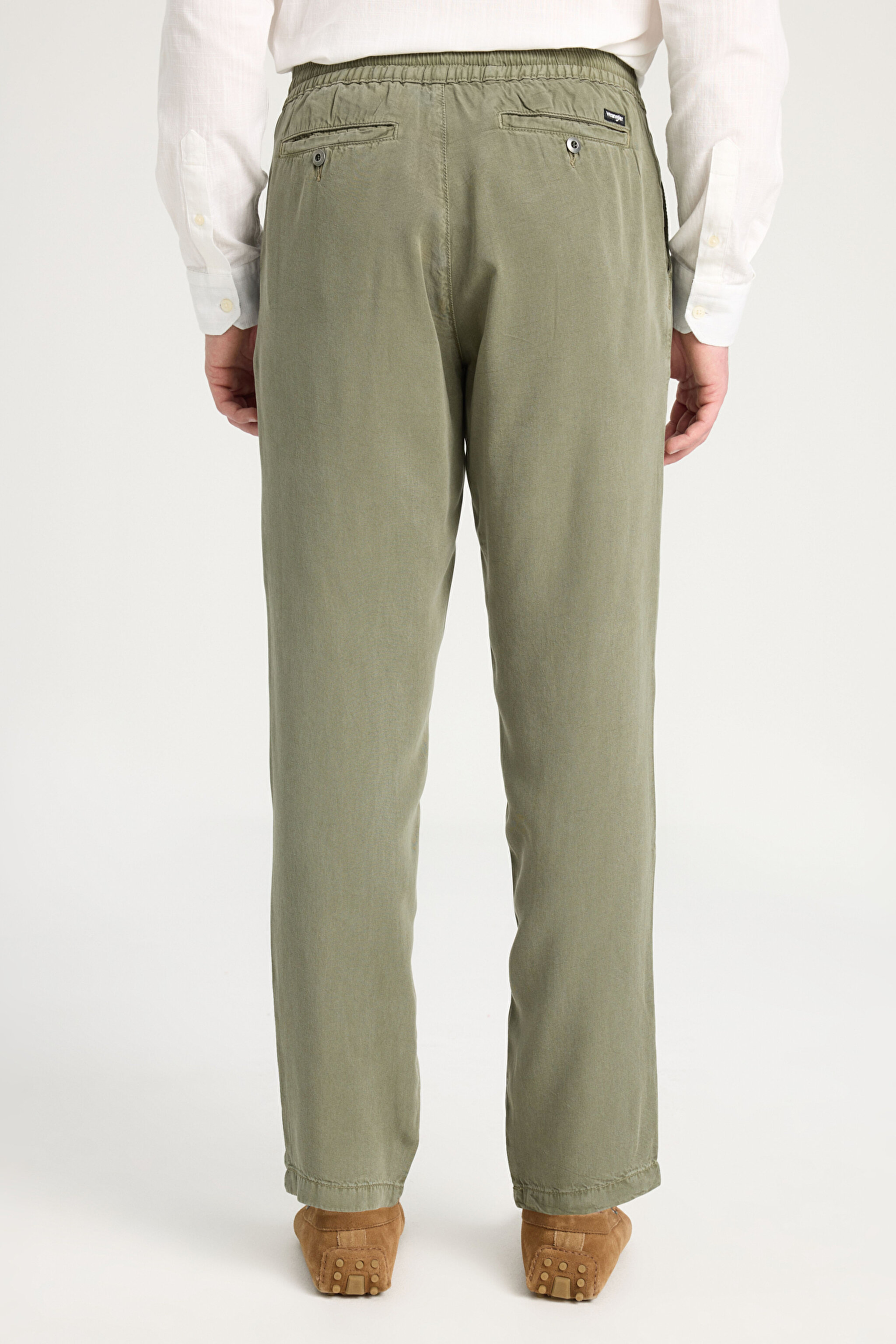 Regular Fit Normal Kesim Normal Bel Yeşil Chino Pantolon