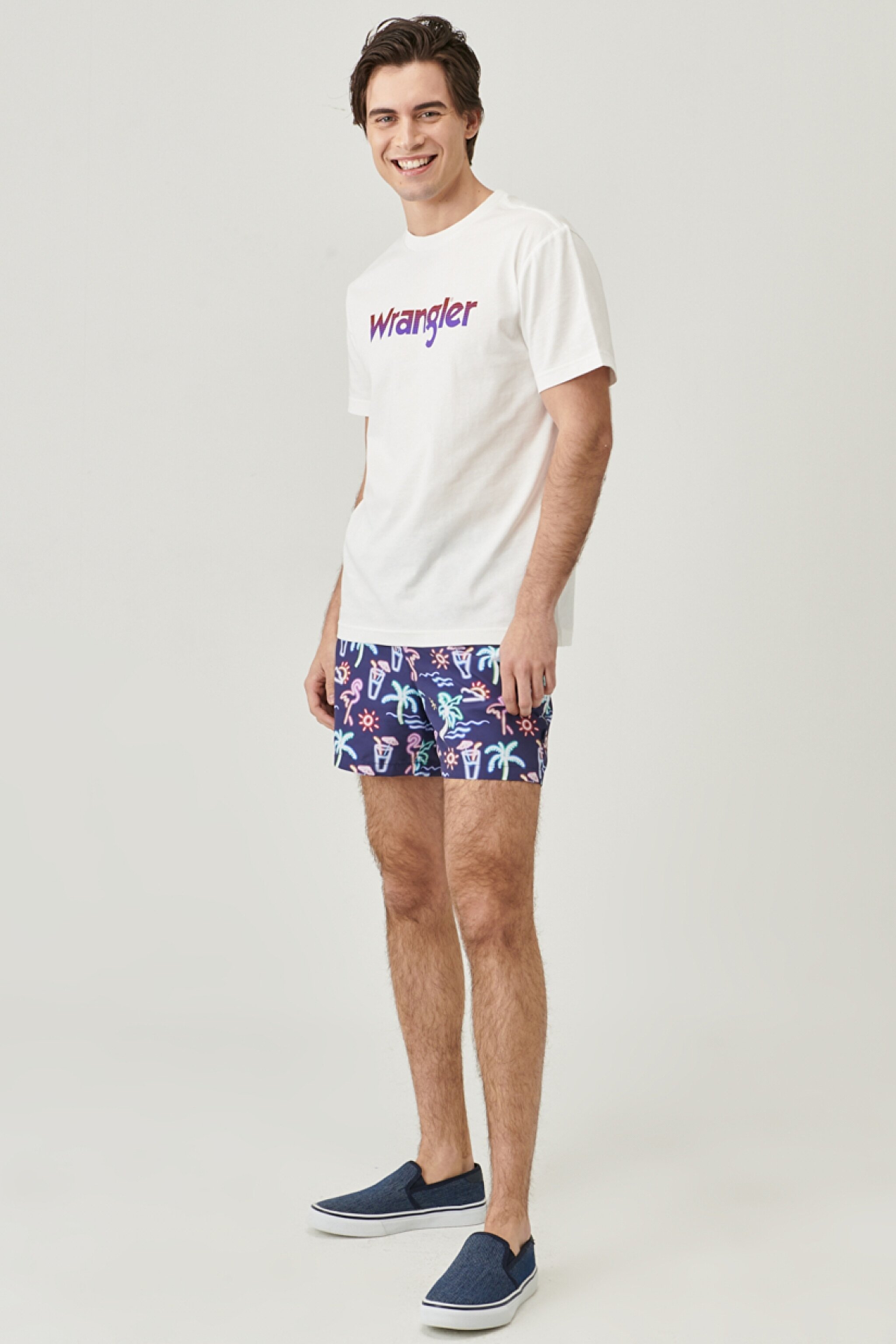 Regular Fit Normal Kesim Şort Mayo - Navy-W221431410 (görsel 2)