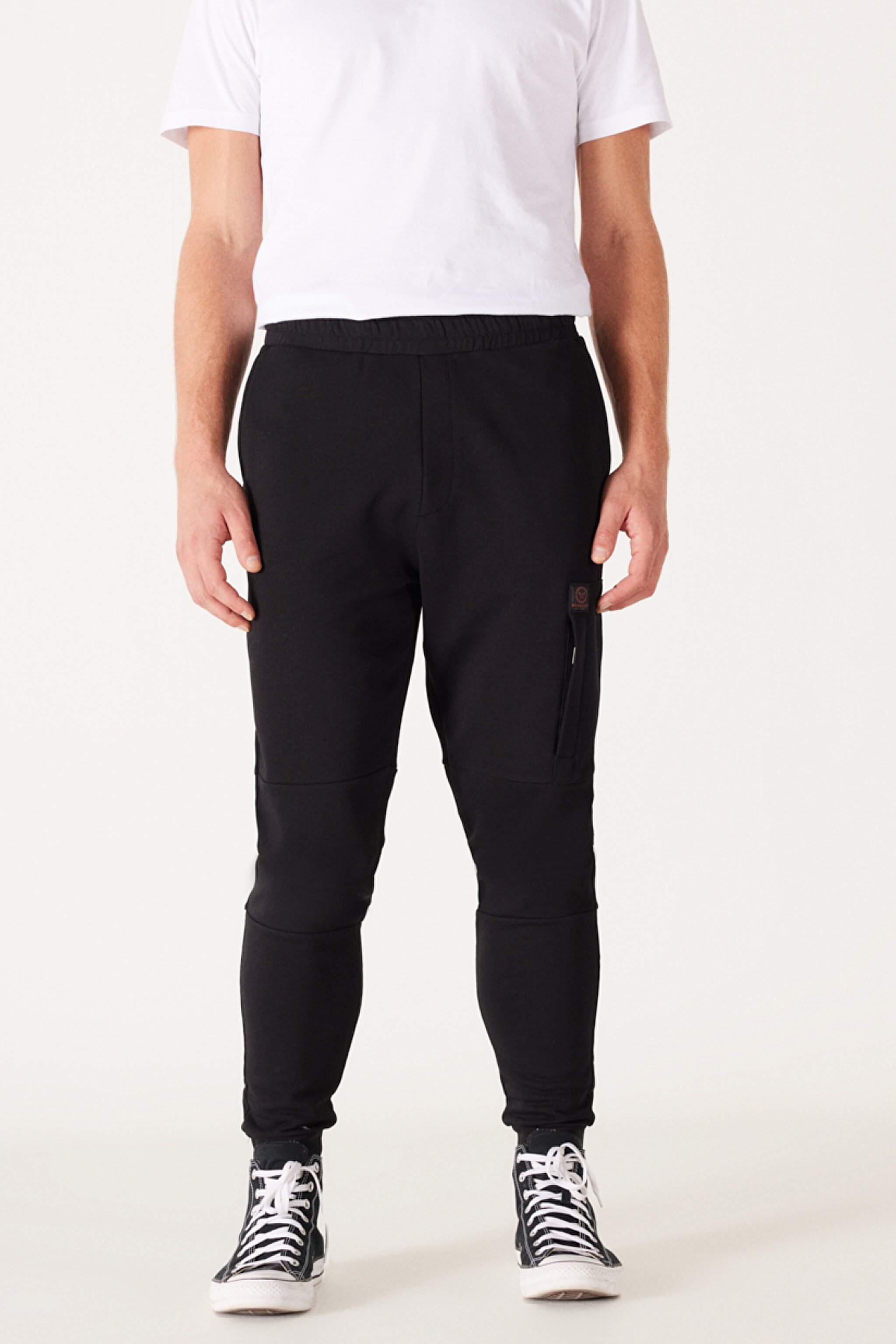 Regular Fit Normal Kesim %100 Pamuk Siyah Jogger Eşofman Altı