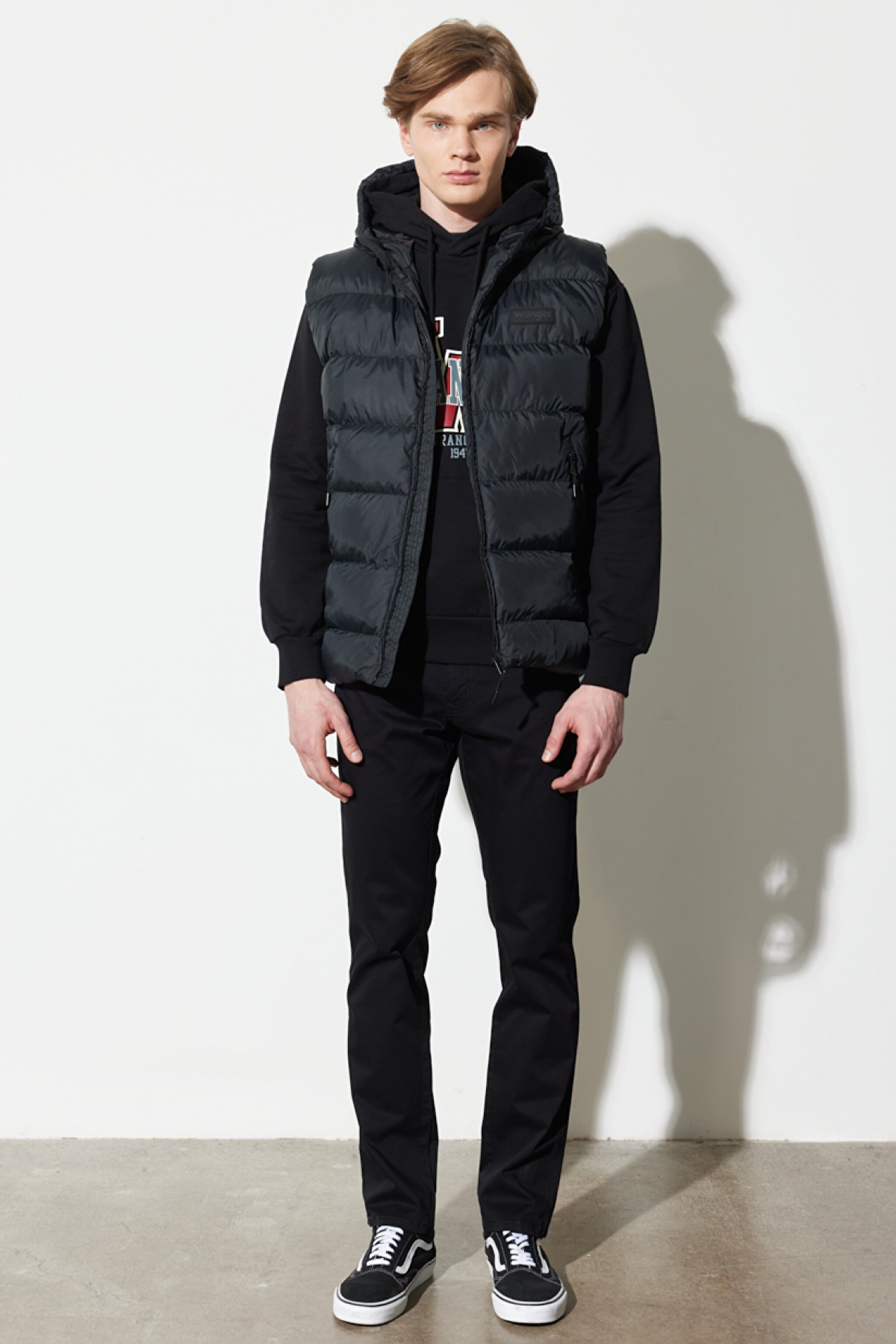 Regular Fit Normal Kesim Siyah Şişme Yelek - Black-W222371001 (görsel 7)