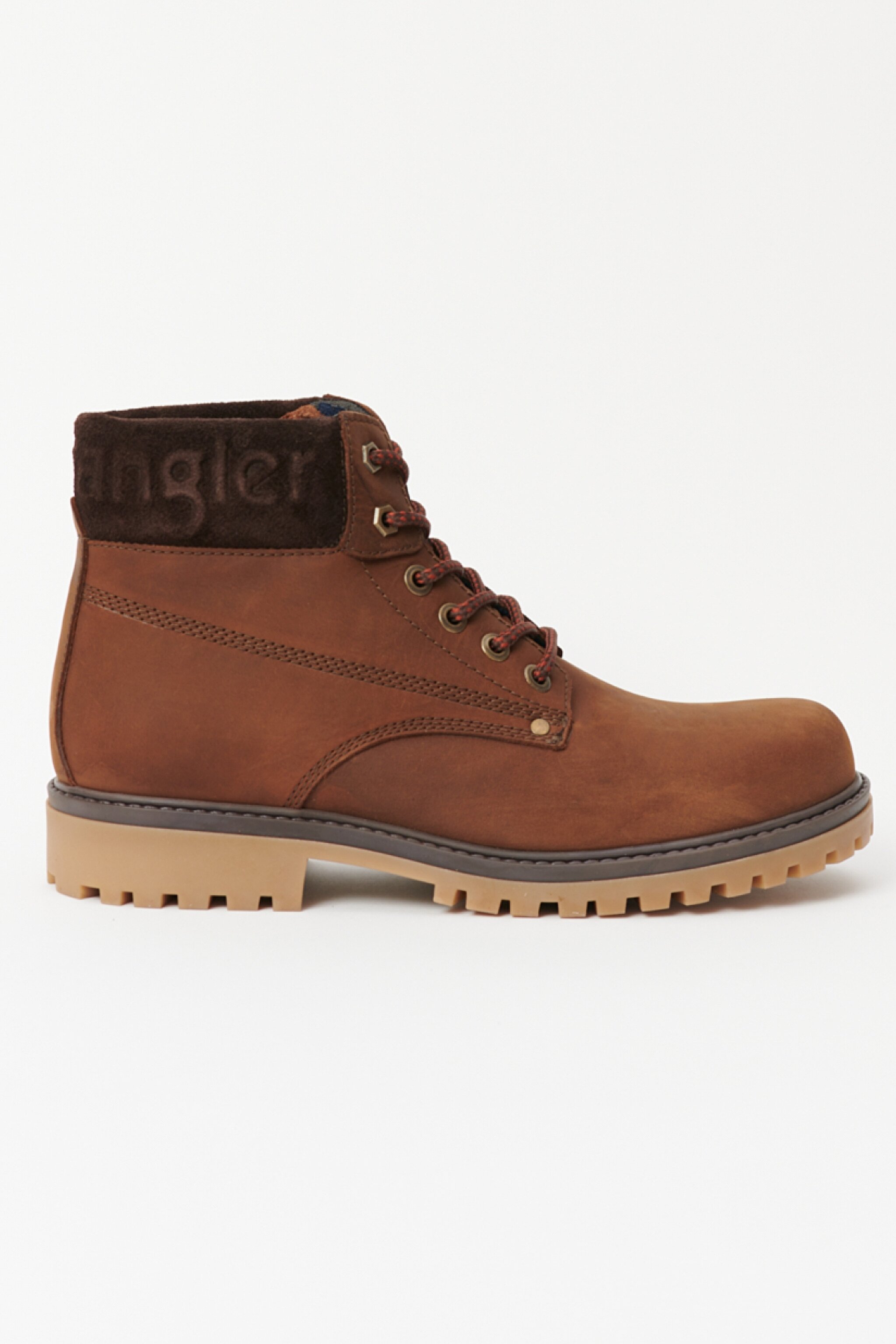 %100 Deri Kahverengi Nubuk Casual Bot - Brown-W222428220 (görsel 2)