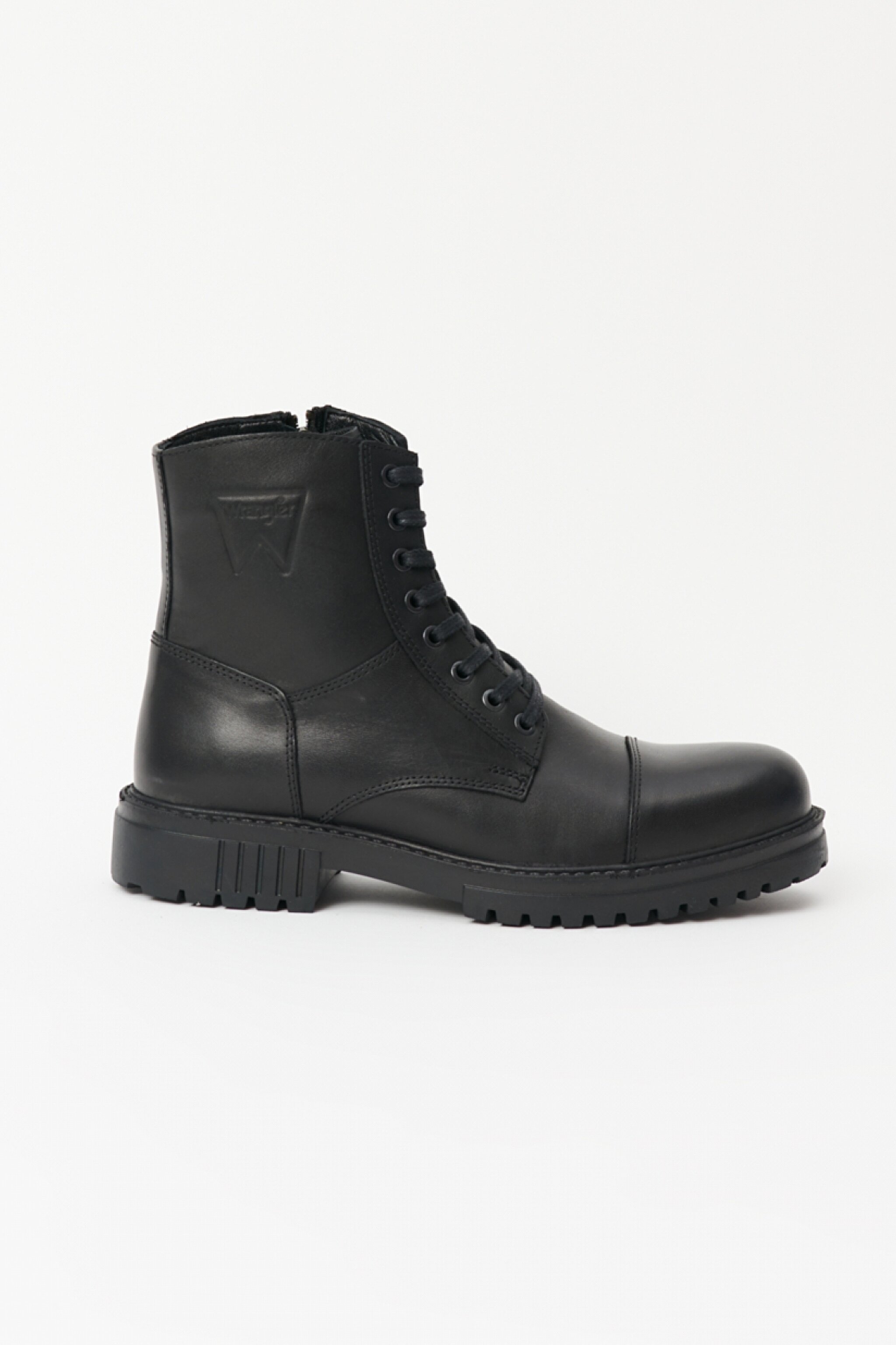 %100 Deri Siyah Postal Bot - Black-W222520001 (görsel 2)