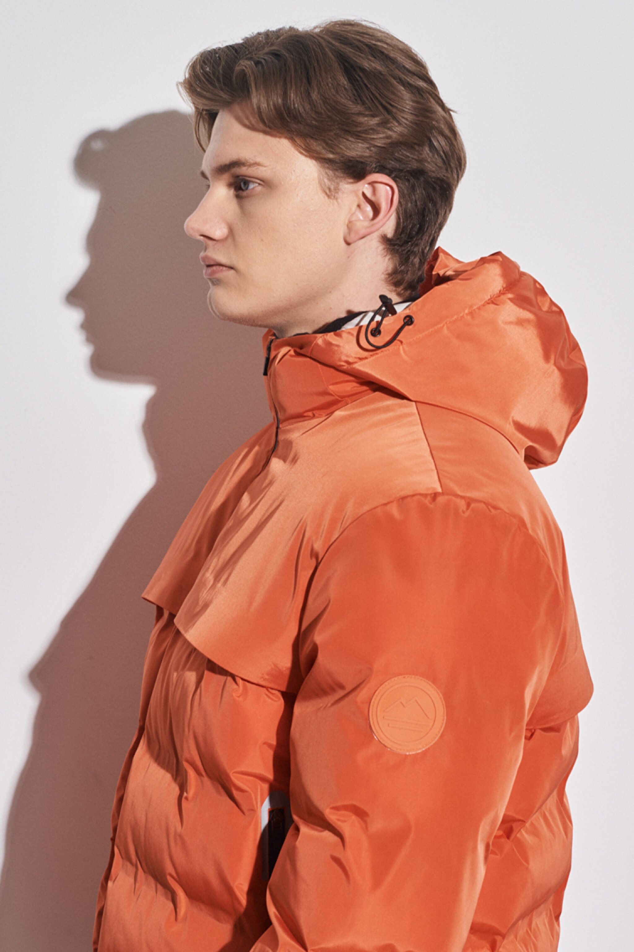 All Terrain Gear Regular Fit Kapüşonlu Turuncu Şişme Mont - Orange-W222547700 (görsel 4)