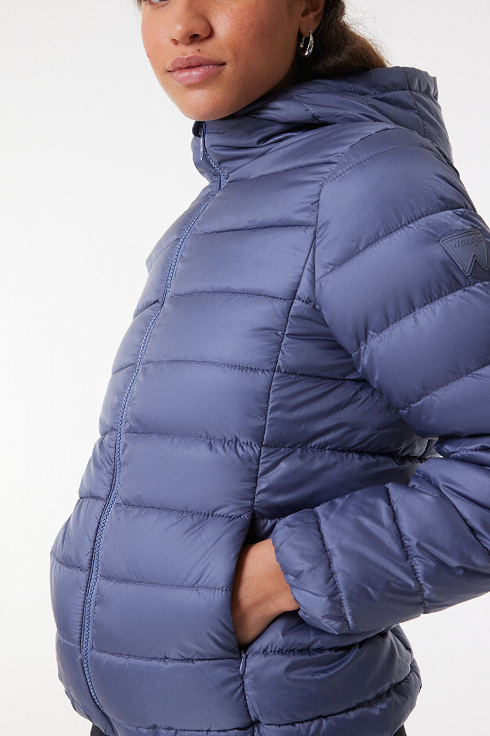 Regular Fit Normal Kesim Mavi Şişme Mont - Bluestone-W222561407 (görsel 5)