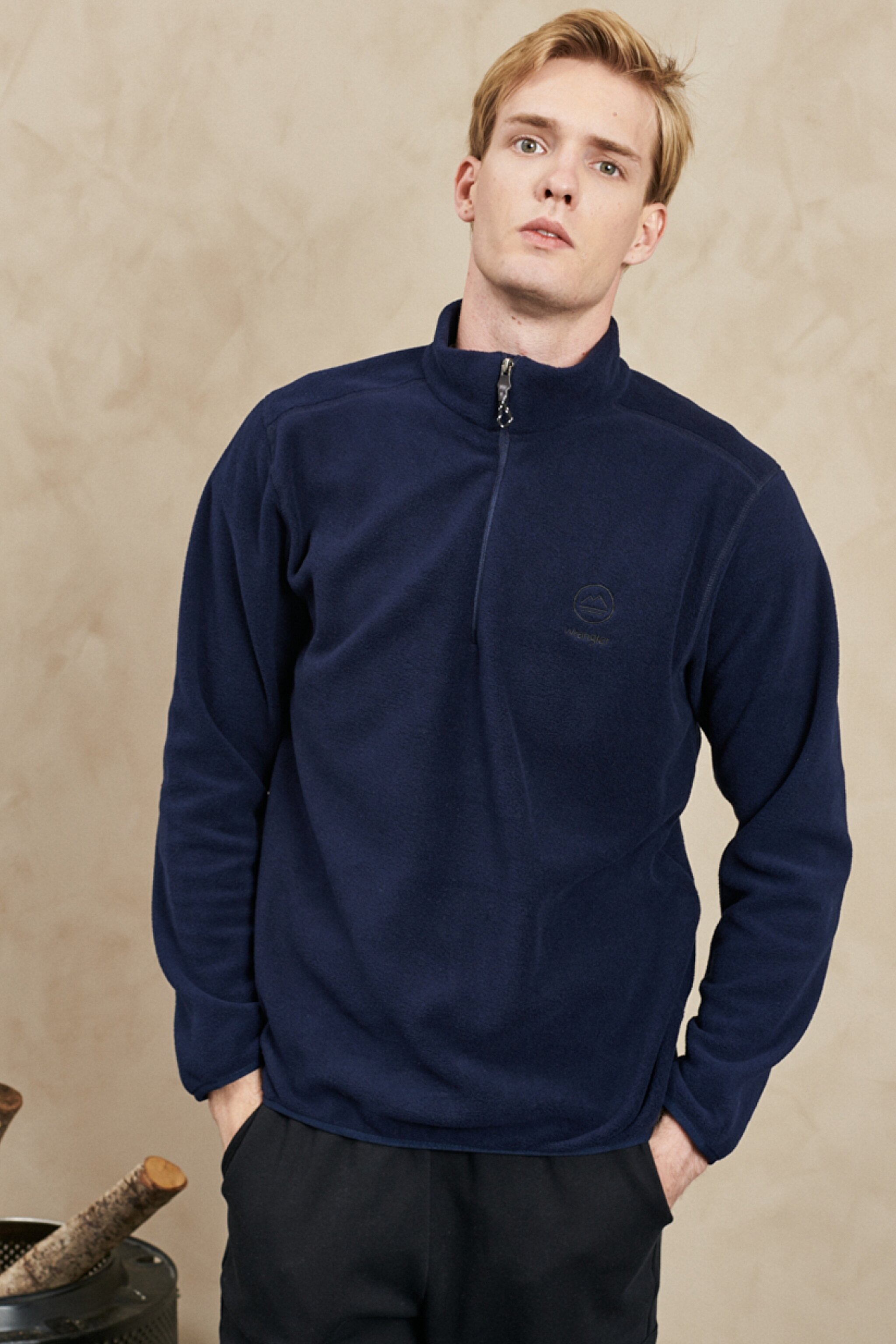All Terrain Gear Regular Fit Yarım Fermuarlı Lacivert Polar - Navy-W222573410