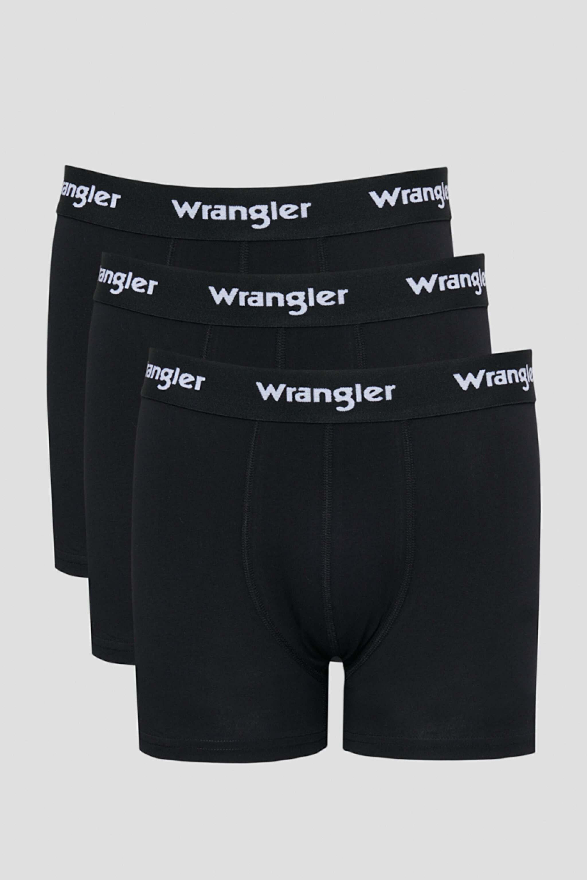 Jackhammer Regular Fit Siyah Logolu 3'lü Boxer Paketi