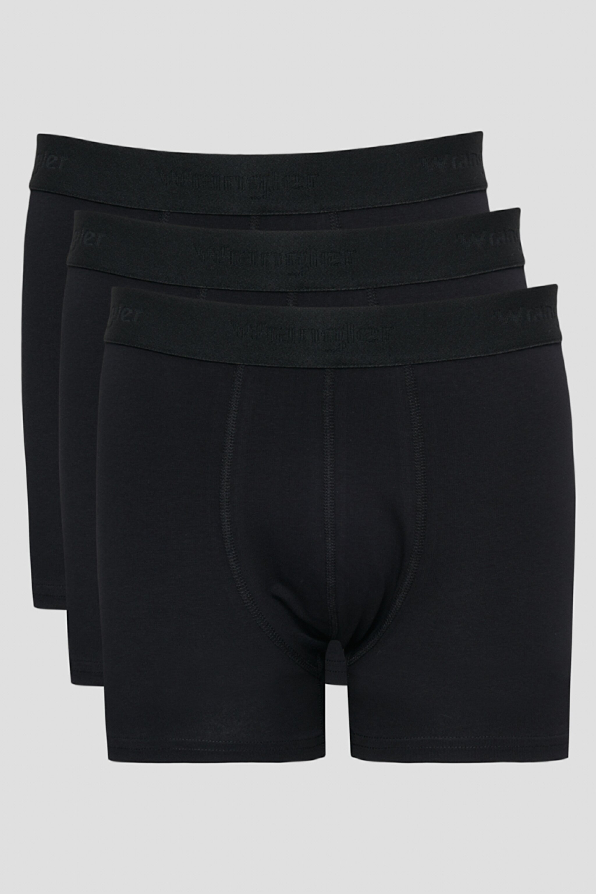 Jackhammer Regular Fit Siyah Logolu 3'lü Boxer Paketi - Black-W222587001