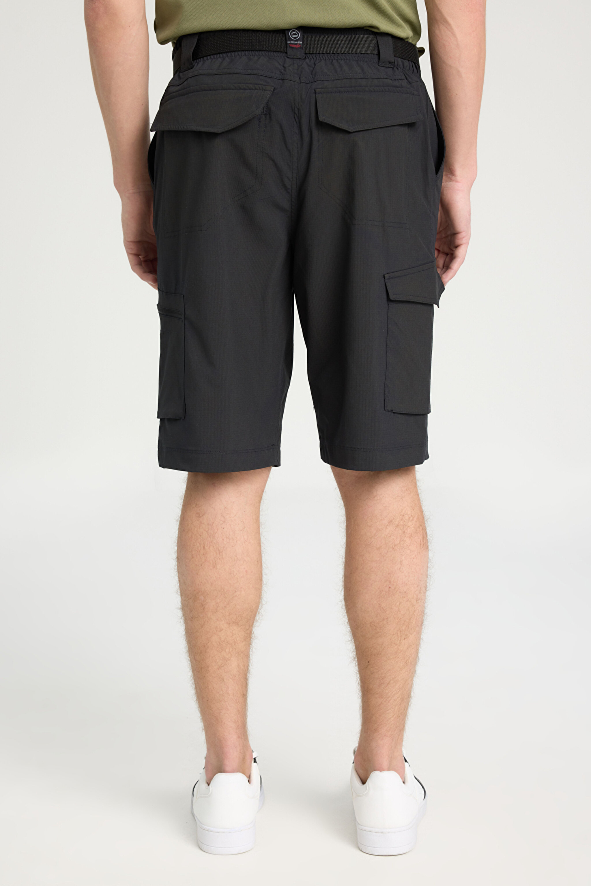 All Terrain Gear Regular Fit Normal Kesim Siyah Şort - Black-W231705001 (görsel 7)