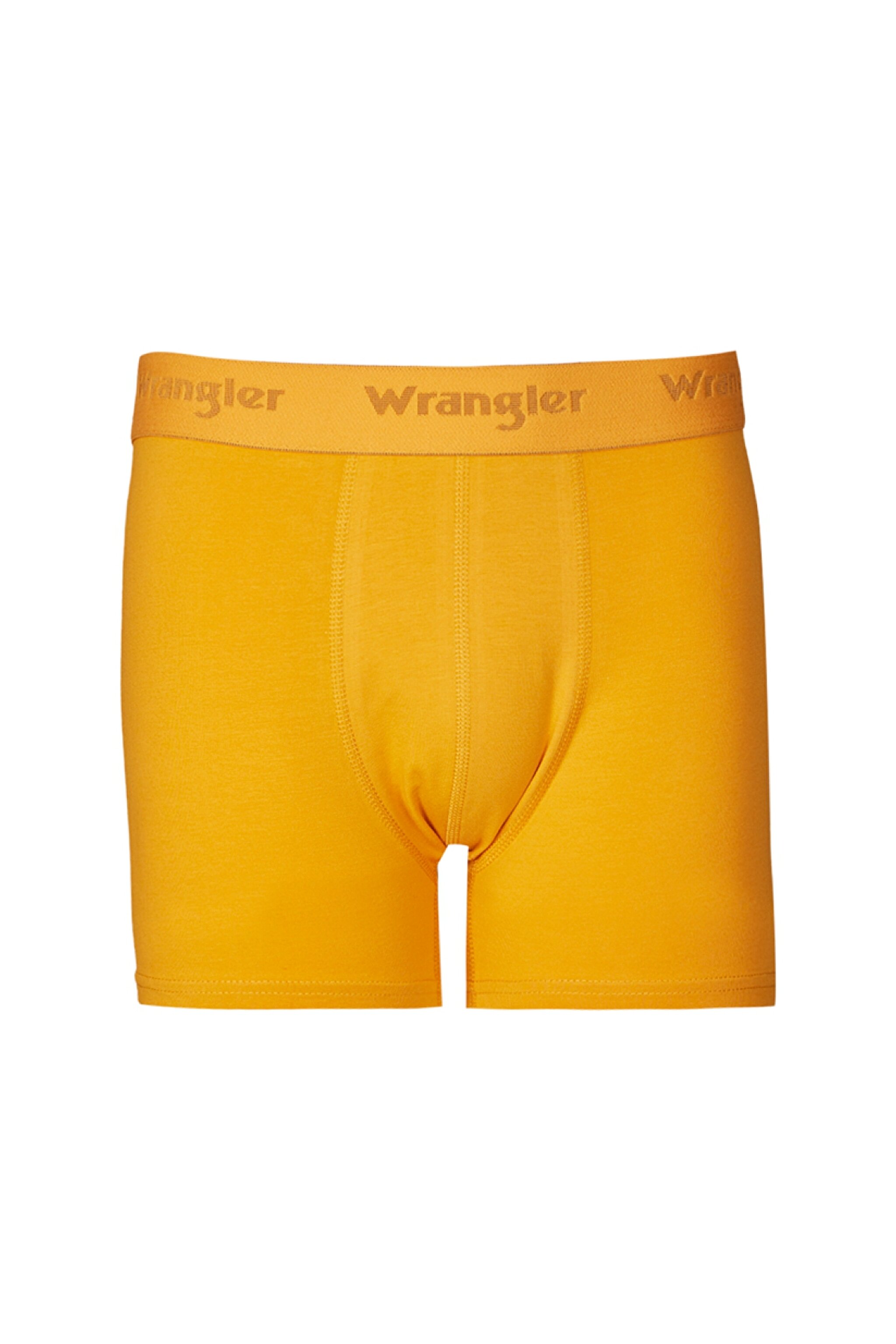 Regular Fit Normal Kesim Turuncu Tekli Boxer