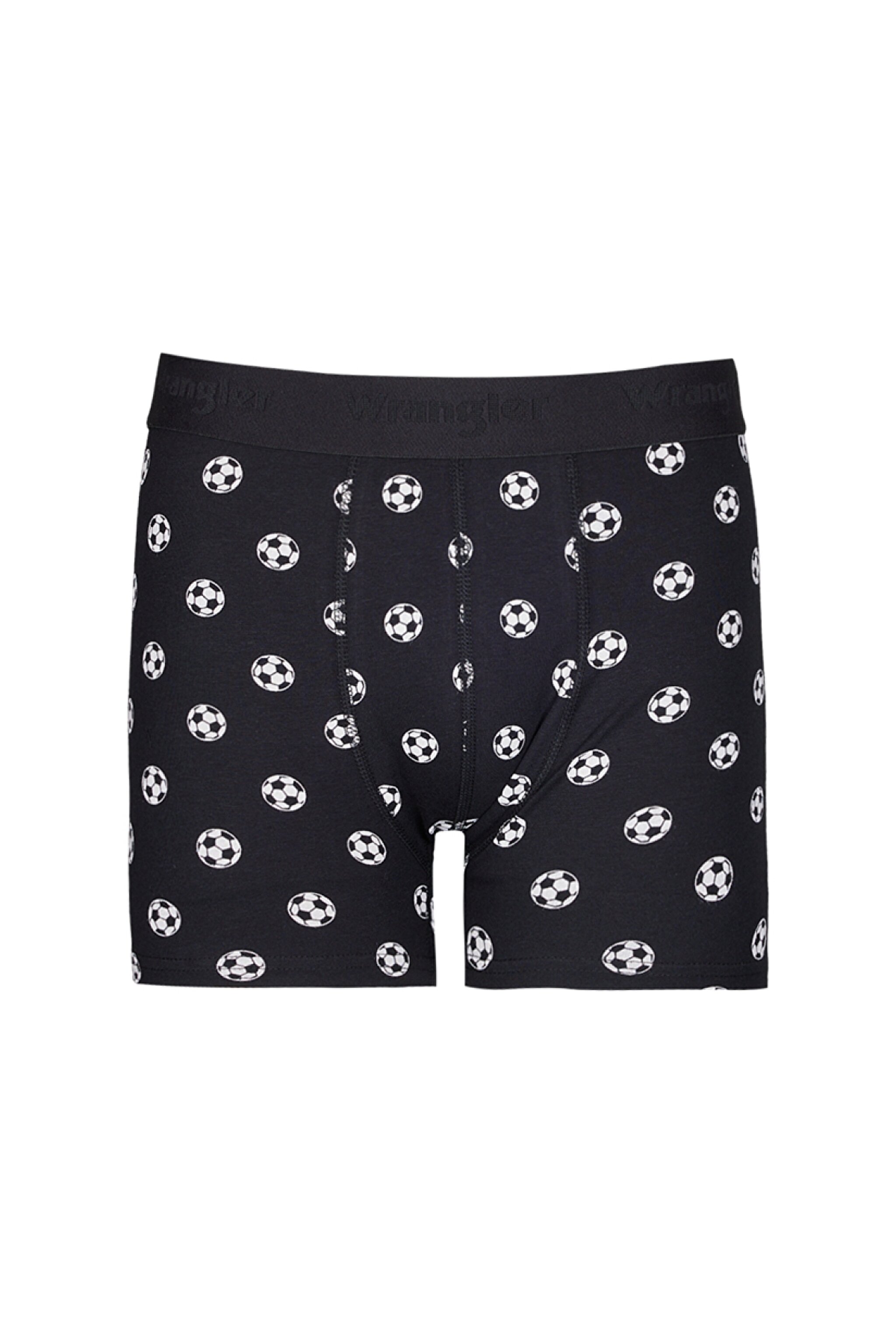 Regular Fit Normal Kesim Desenli Tekli Boxer