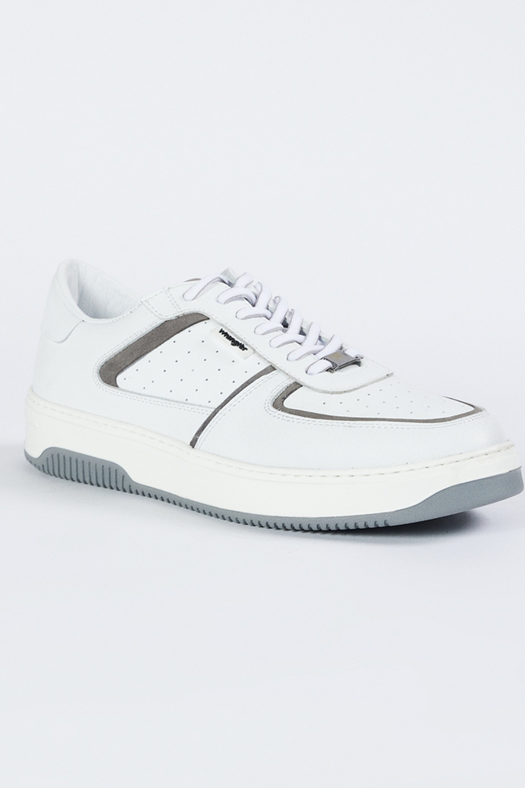 %100 Deri Beyaz Sneaker Ayakkabı - White-W231K301100 (görsel 2)