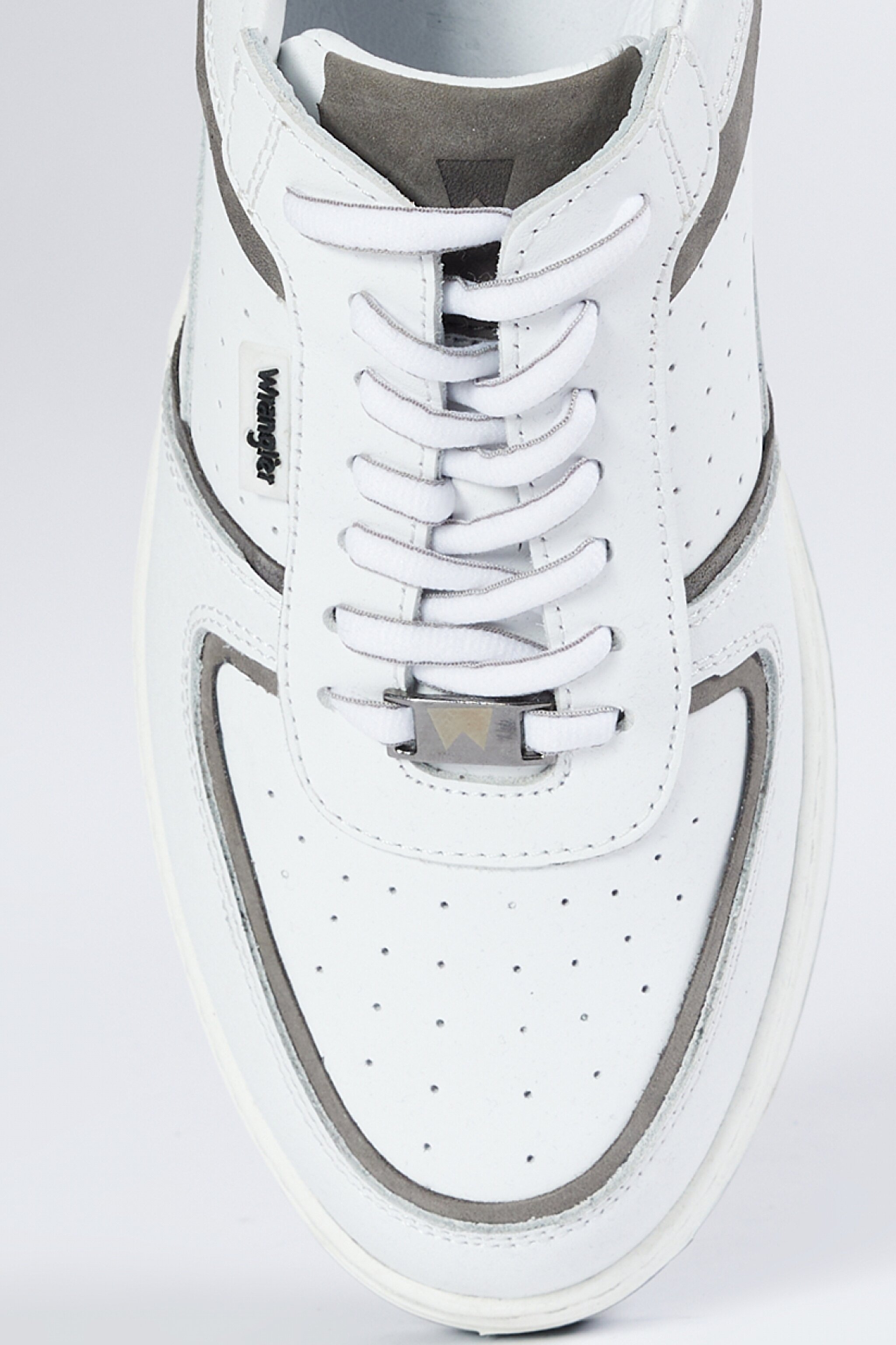 %100 Deri Beyaz Sneaker Ayakkabı - White-W231K301100 (görsel 3)