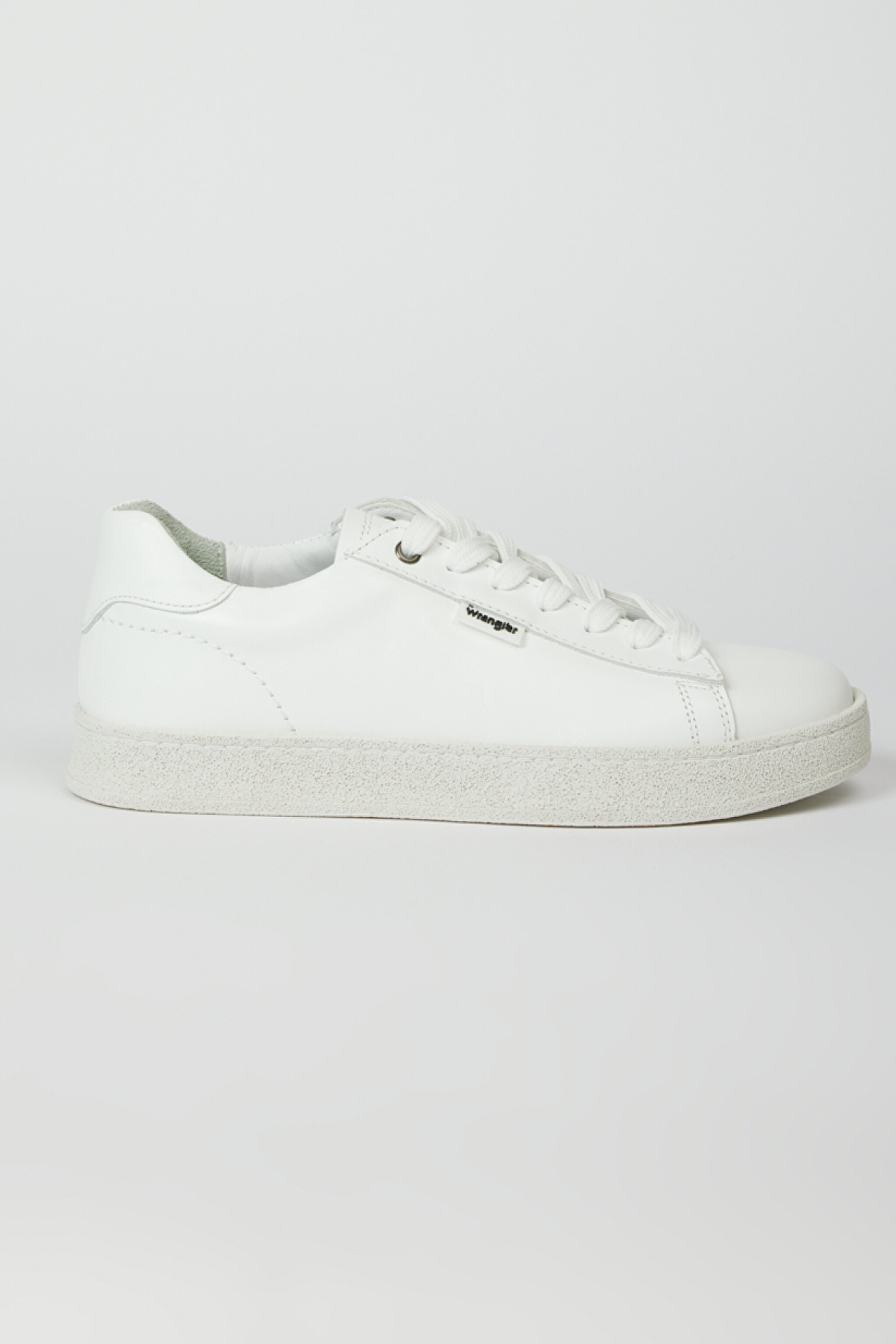 %100 Deri Kırık Beyaz Sneaker Ayakkabı