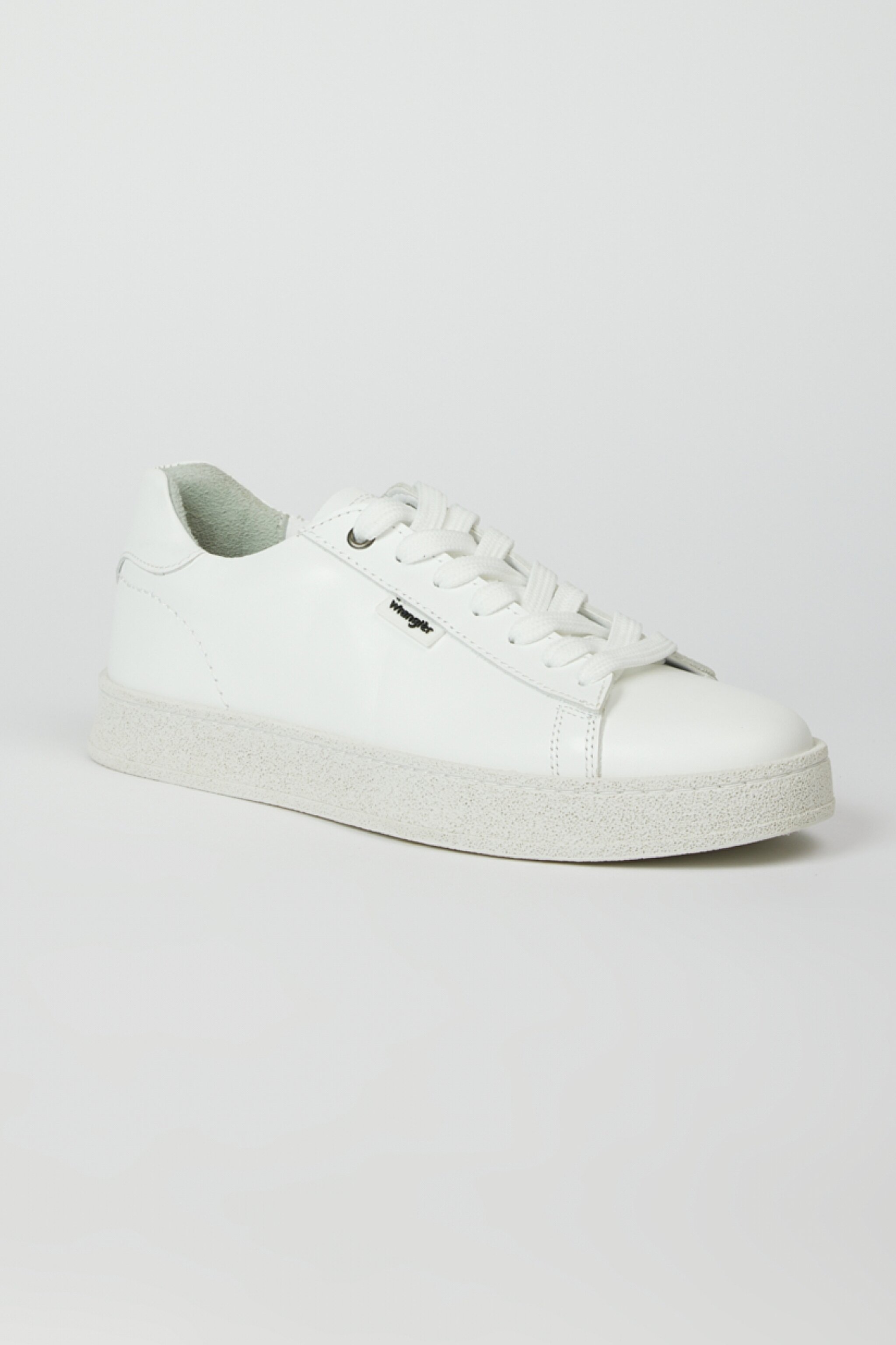 %100 Deri Kırık Beyaz Sneaker Ayakkabı - Off White-W231S14012 (görsel 2)