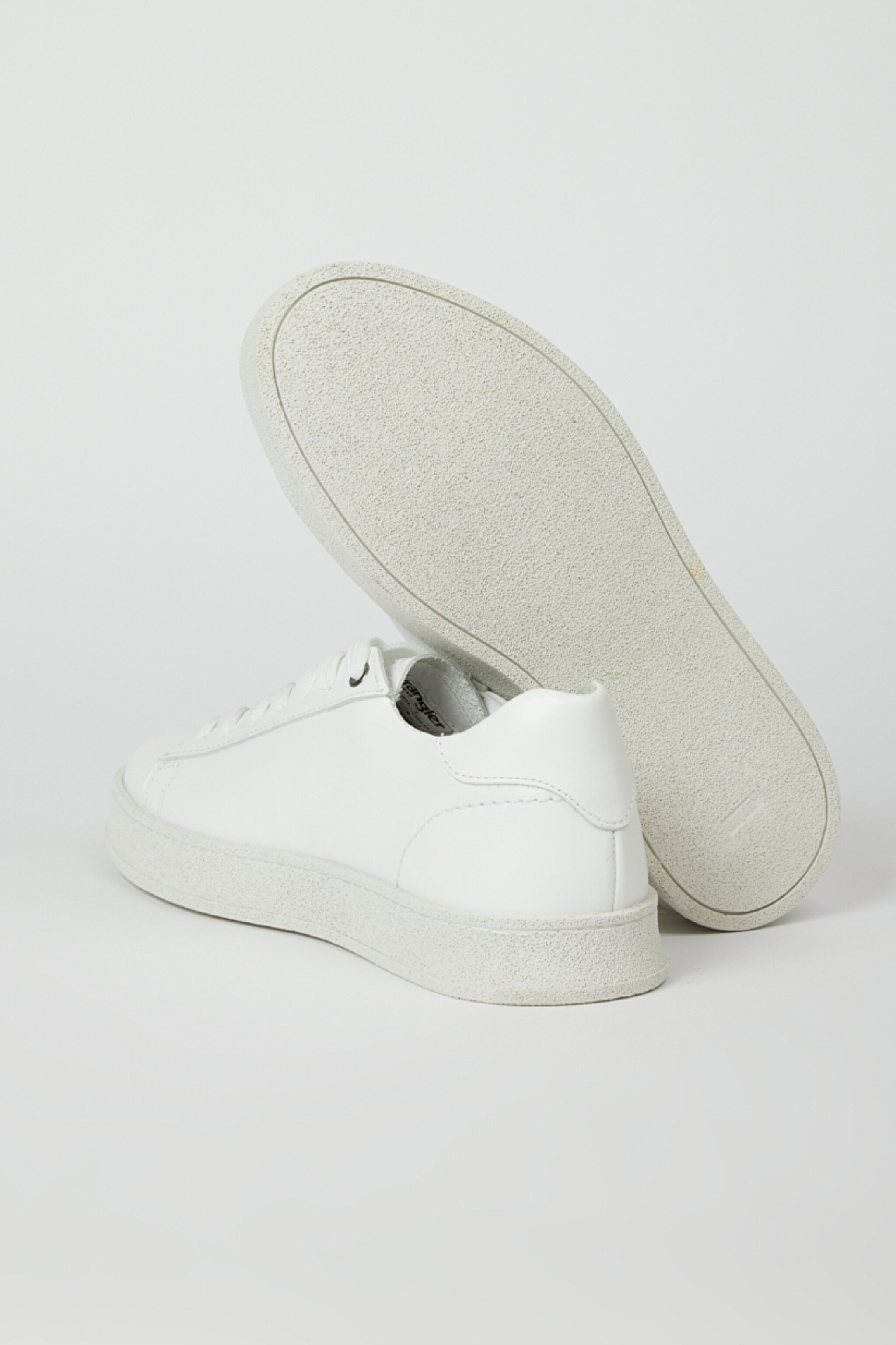 %100 Deri Kırık Beyaz Sneaker Ayakkabı - Off White-W231S14012 (görsel 4)