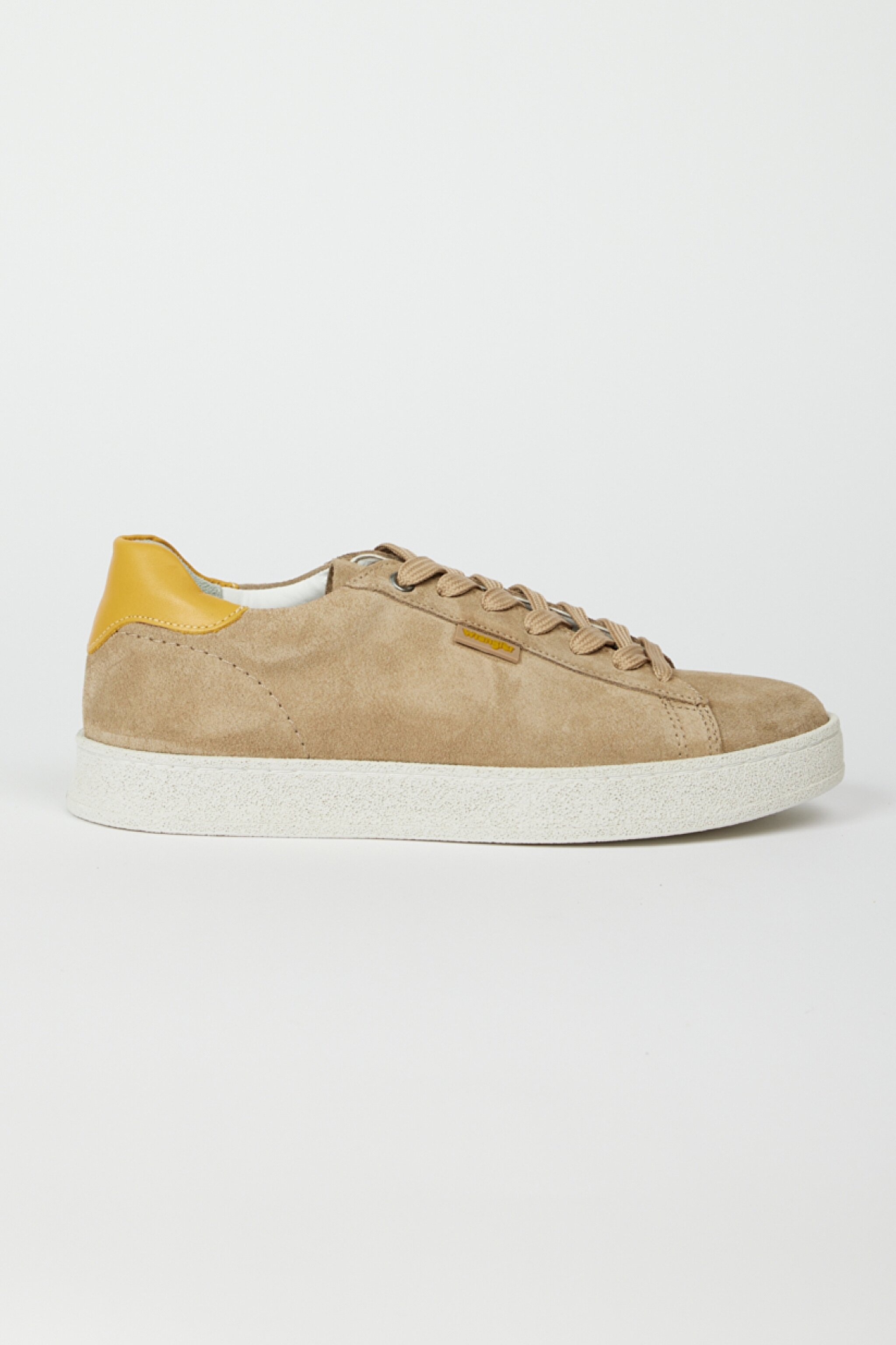 %100 Deri Bej Sneaker Ayakkabı
