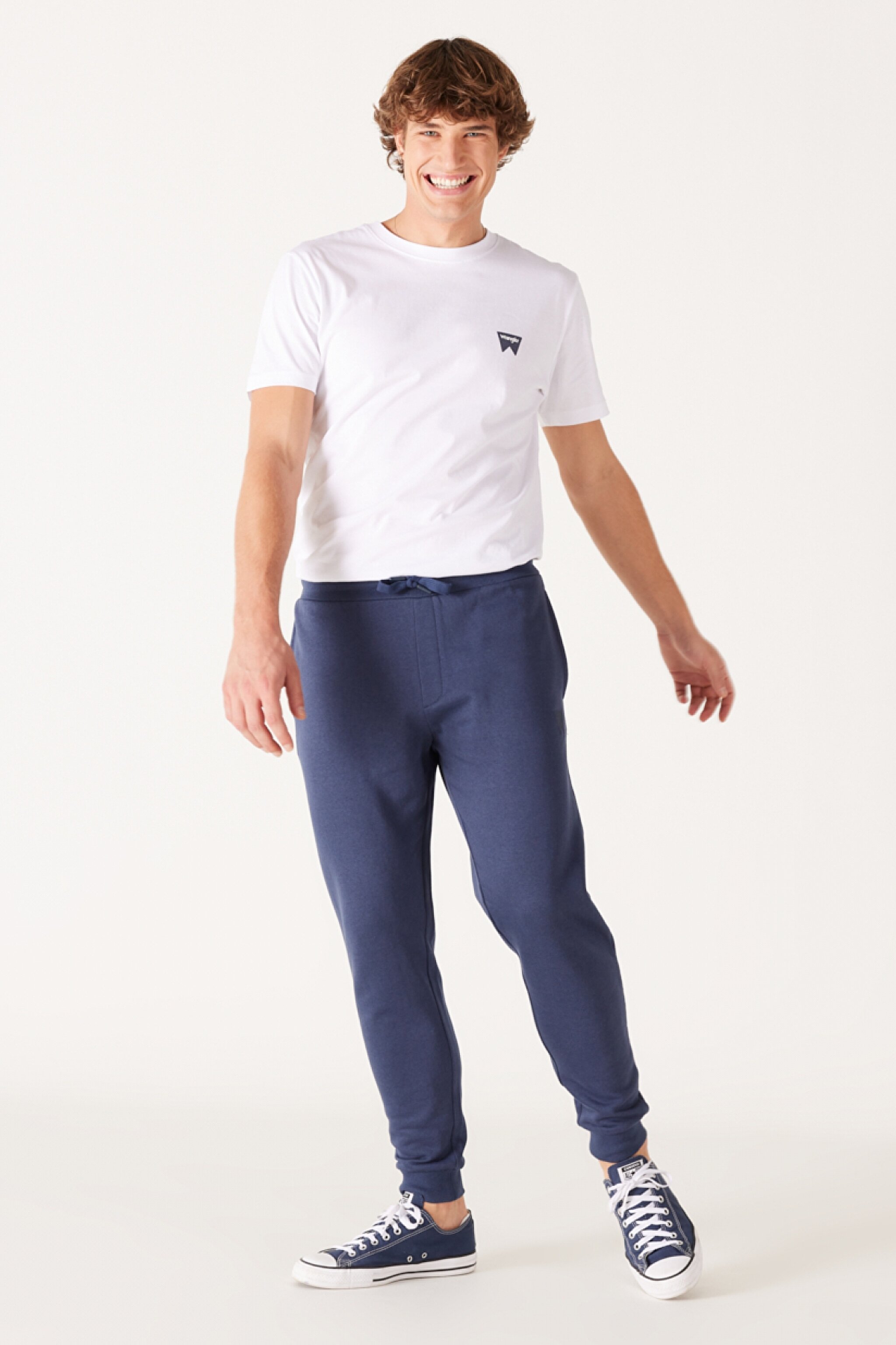 Regular Fit Normal Kesim İçi Polarlı Lacivert Jogger Eşofman Altı - Indigo-W232400315 (görsel 3)