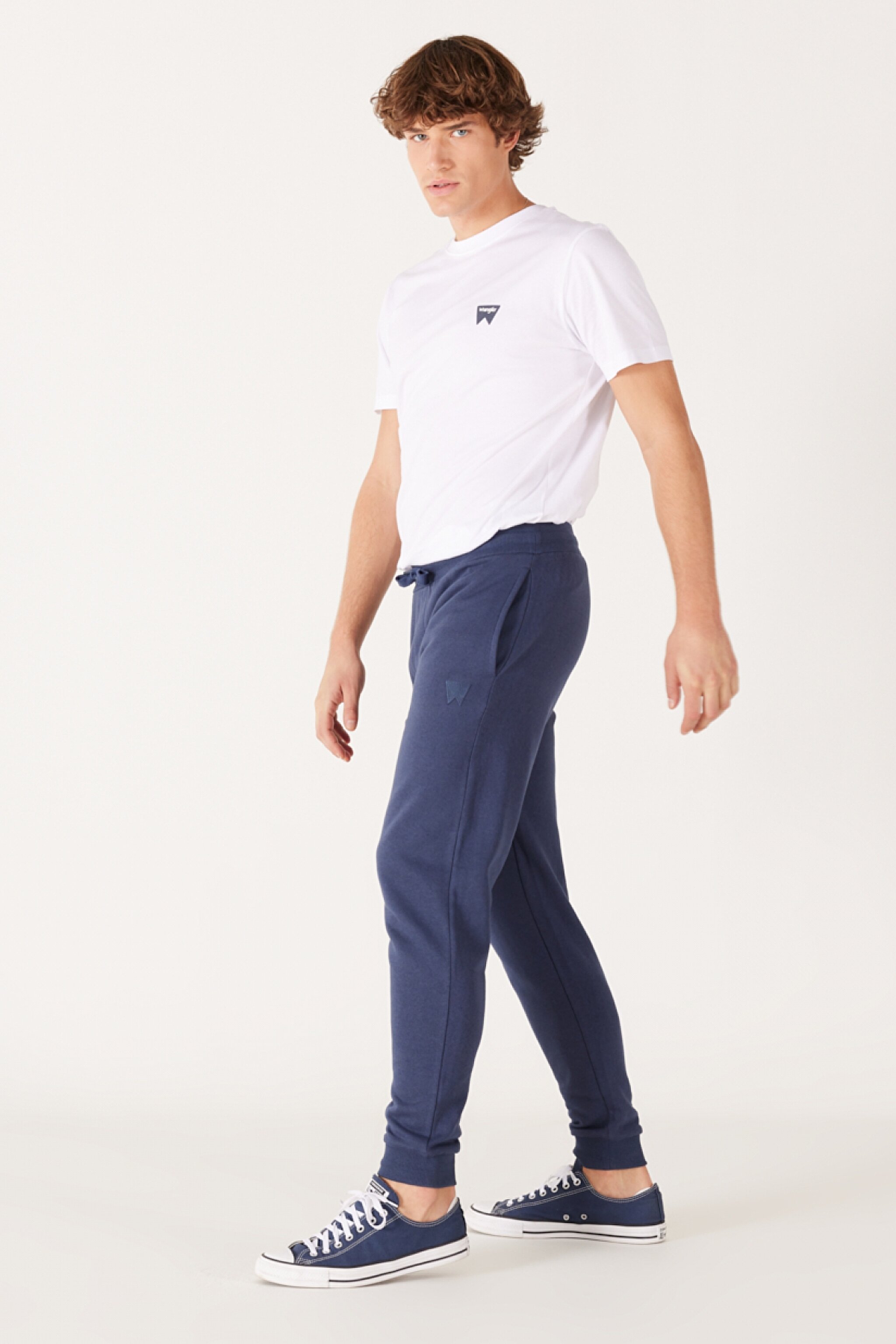 Regular Fit Normal Kesim İçi Polarlı Lacivert Jogger Eşofman Altı - Indigo-W232400315 (görsel 5)