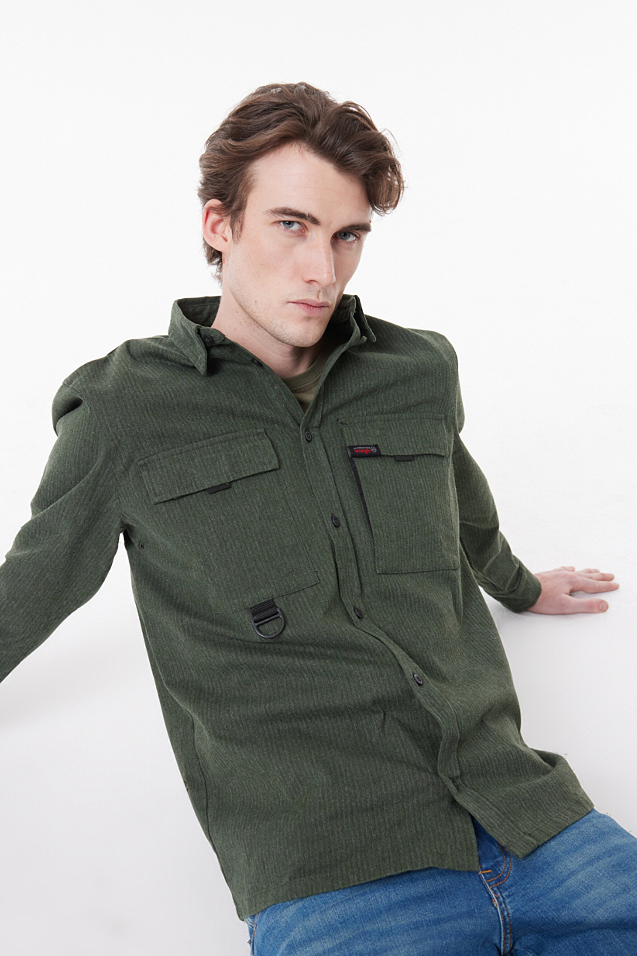 All Terrain Gear Regular Fit Normal Kesim Yeşil Uzun Kollu Gömlek - Green-W232451300