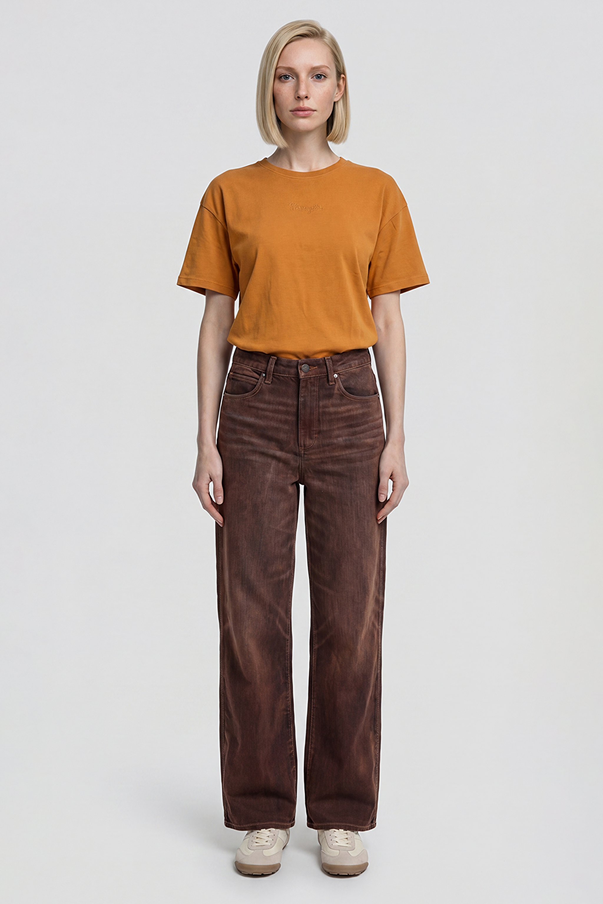 Pamuklu Loose Fit Rahat Kesim Cepli Esnek Pantolon - Cinnamon Chill-W23V210349991 (görsel 3)
