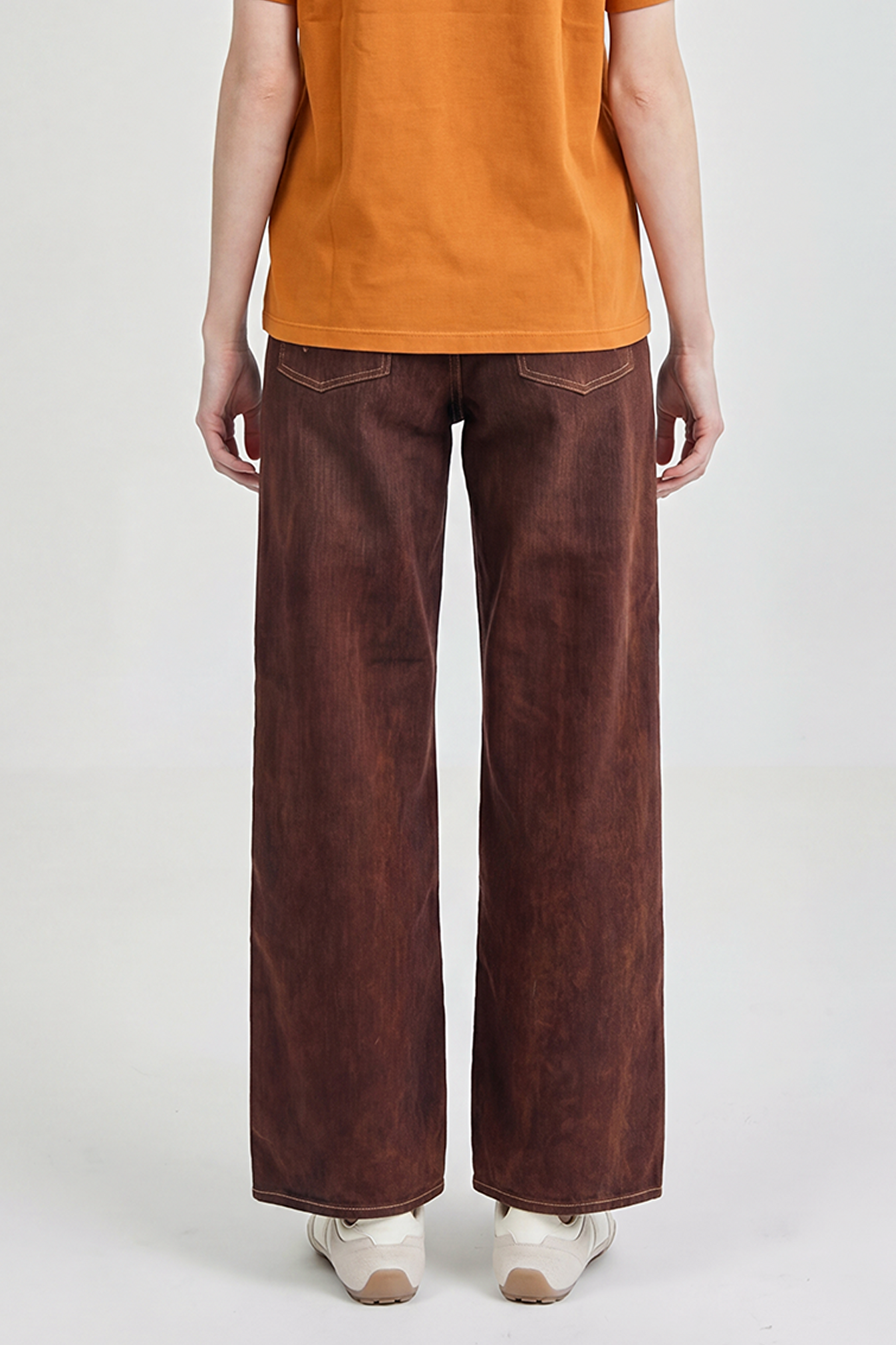 Pamuklu Loose Fit Rahat Kesim Cepli Esnek Pantolon - Cinnamon Chill-W23V210349991 (görsel 5)