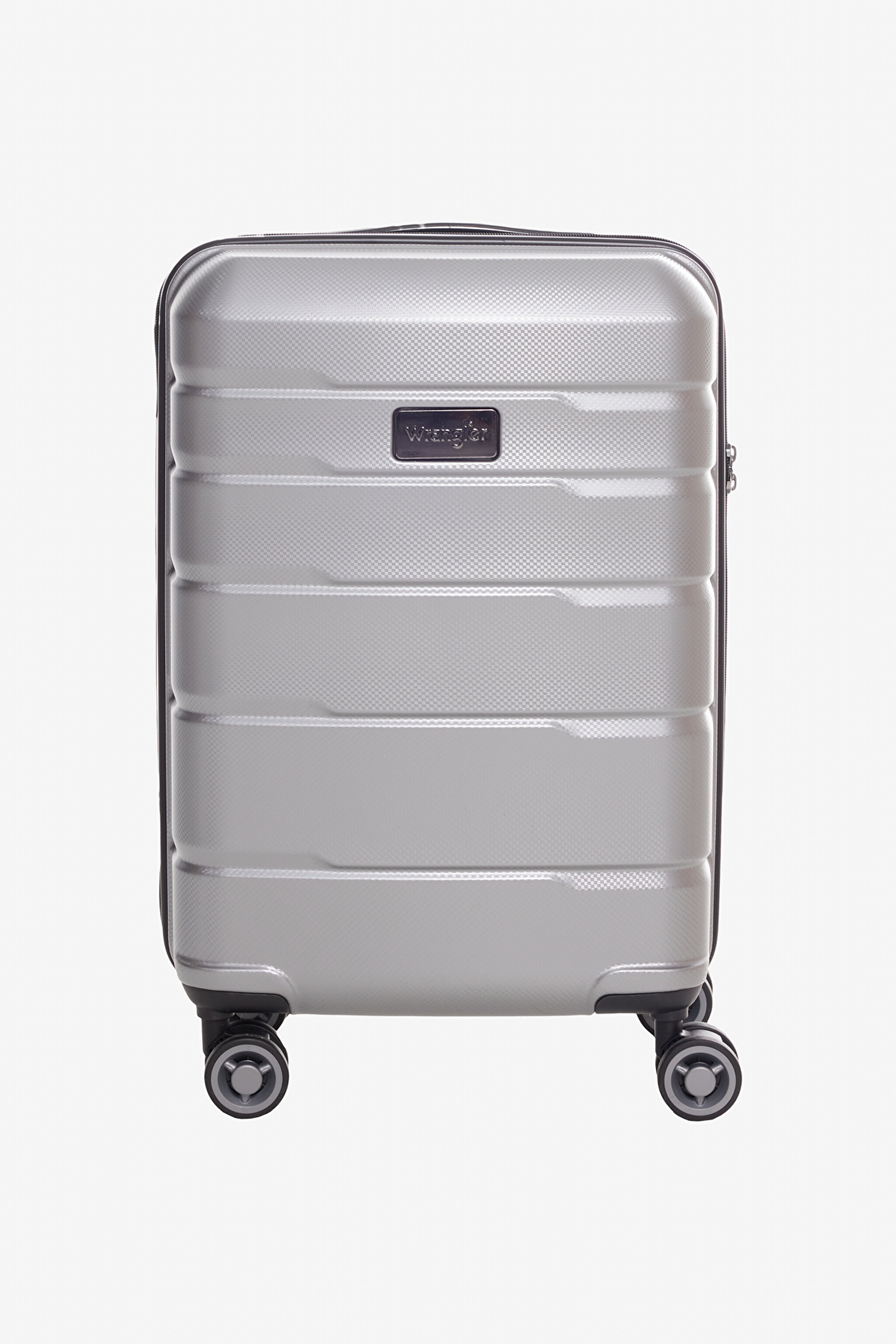 Küçük Boy Gri Valiz - Silver-W2421807044S