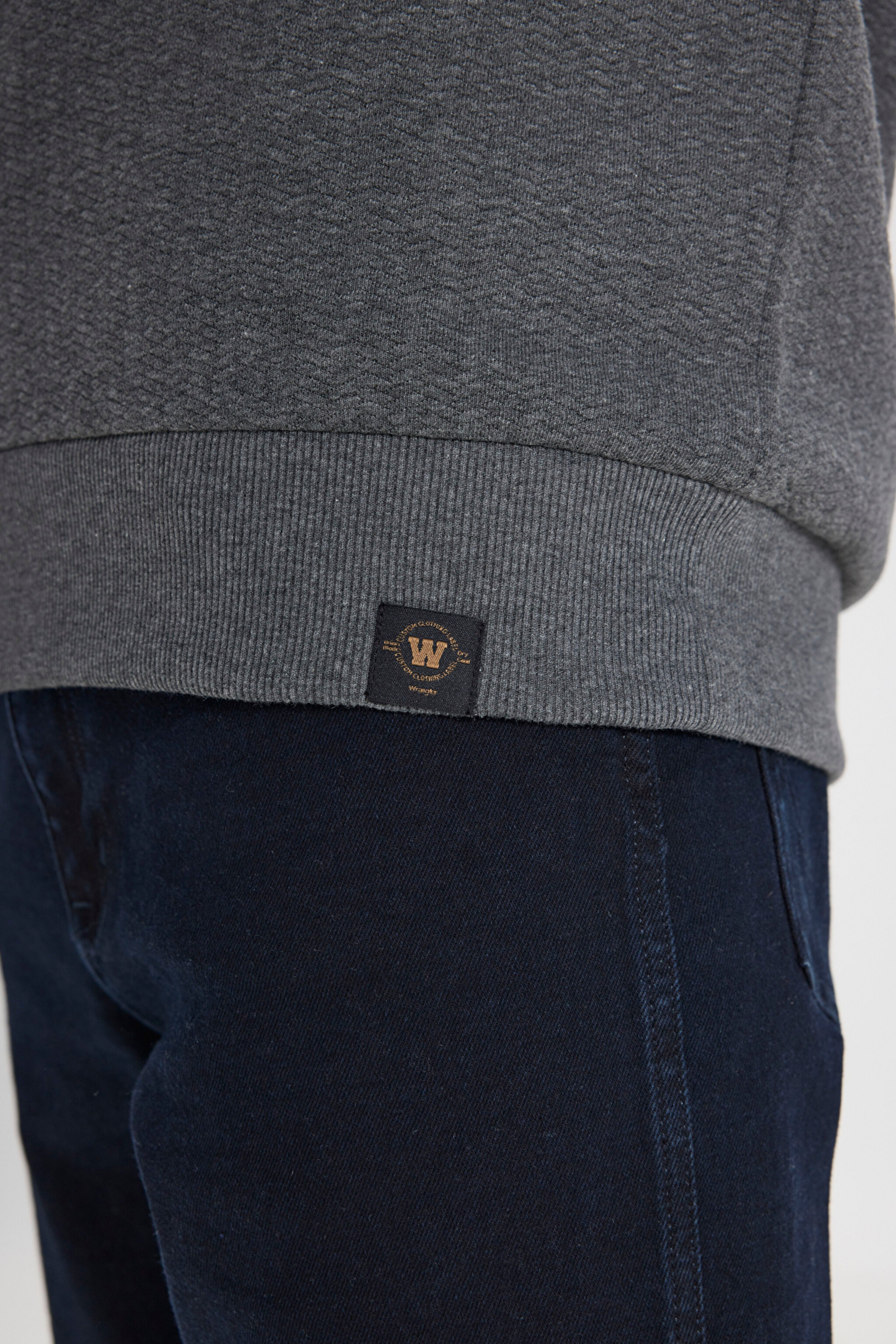 Regular Fit Normal Kesim Bisiklet Yaka Antrasit Sweatshirt - Anthracite-W242593003 (görsel 6)