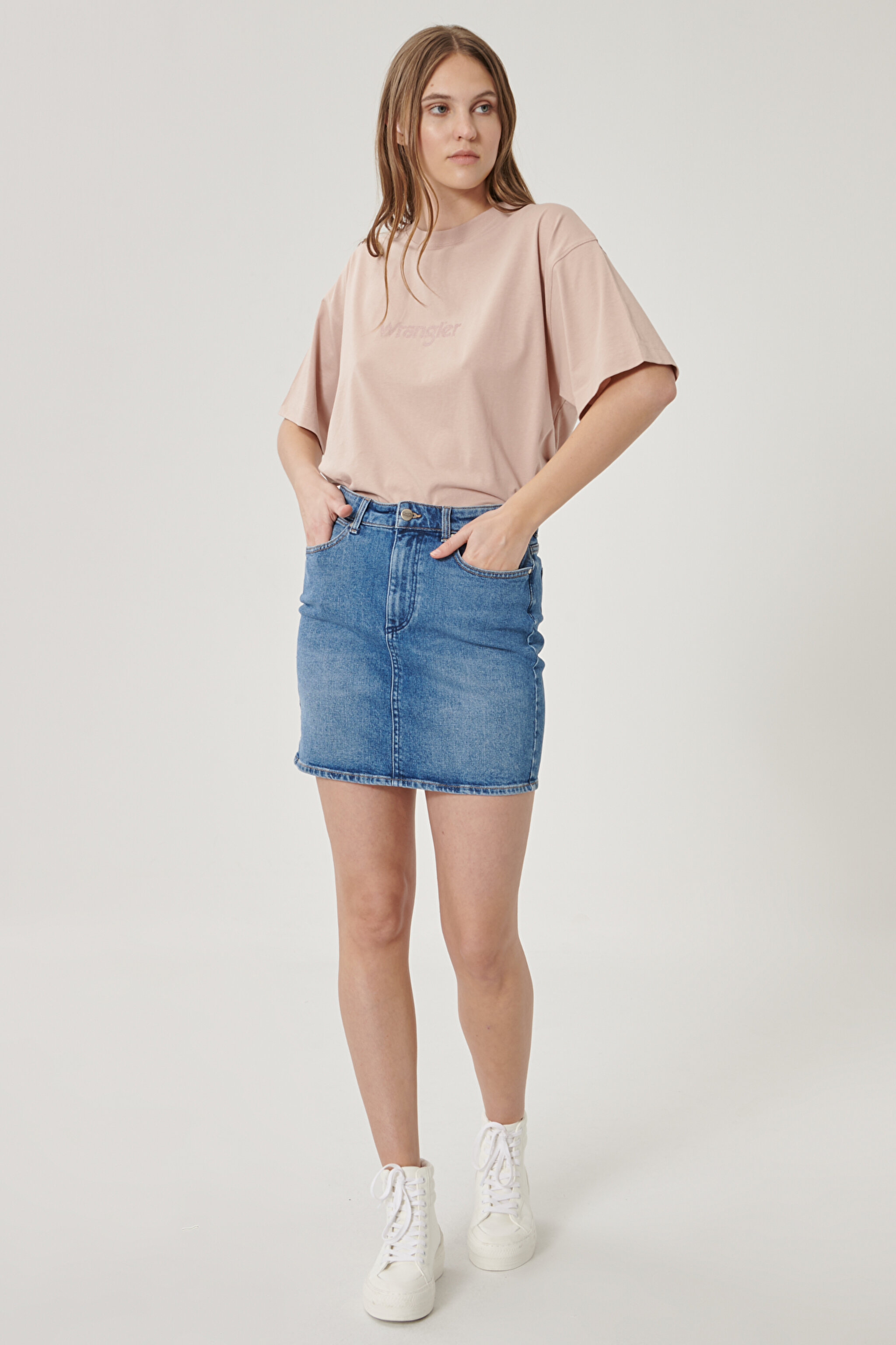 Regular Fit Denim Kot Etek