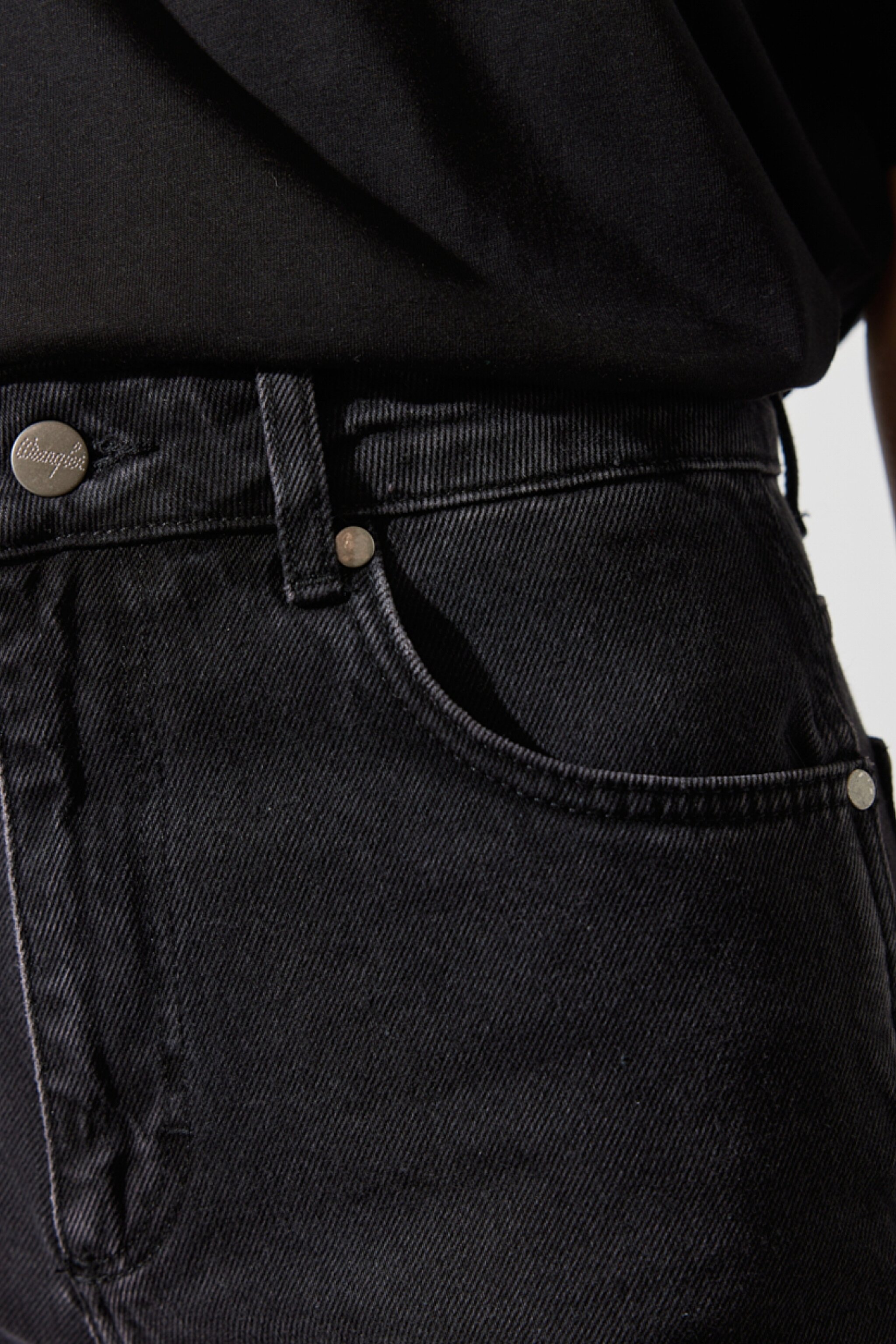 Mom Fit Yüksek Bel Dar Paça Siyah Jean Kot Pantolon - Black-W246011001 (görsel 4)