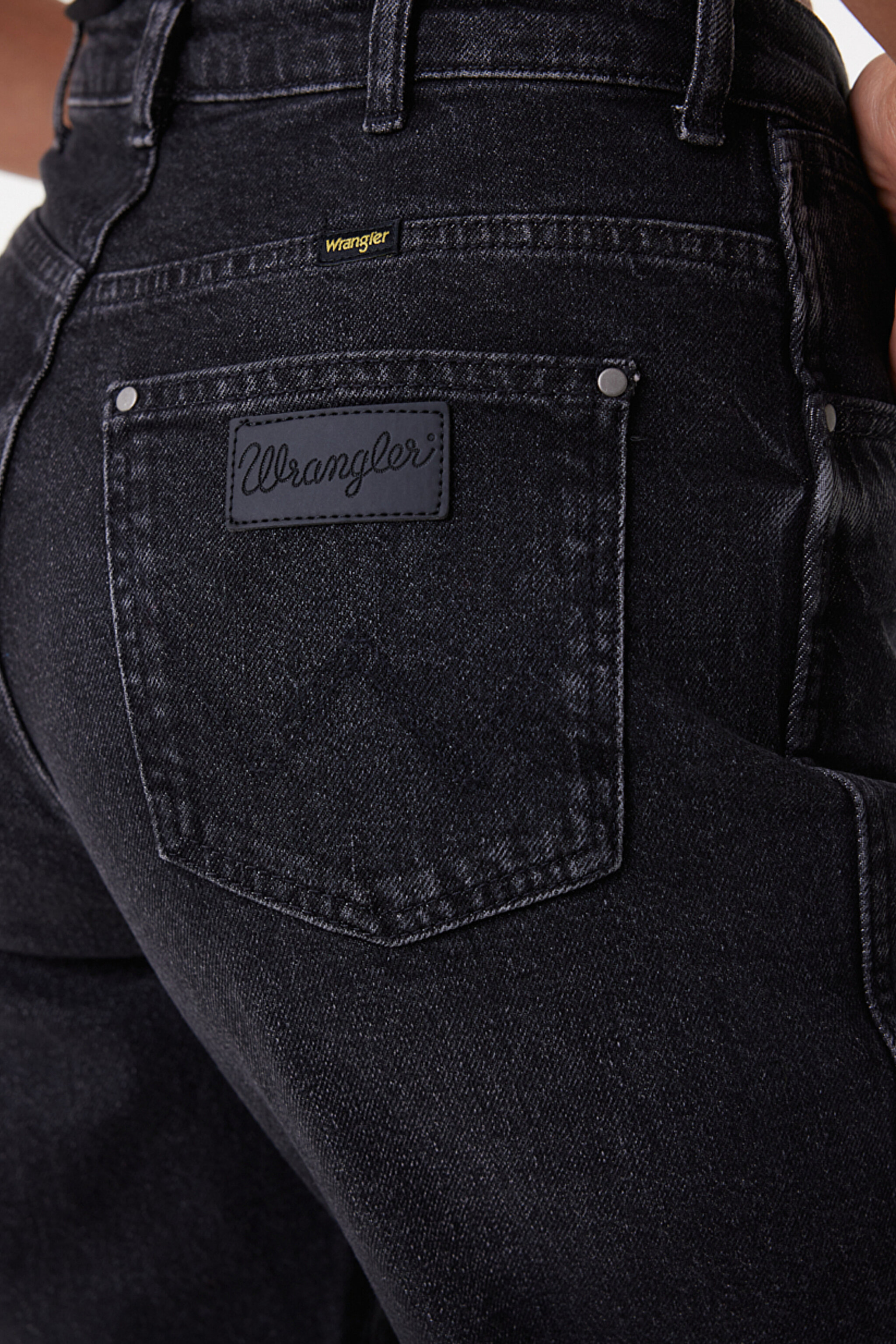 Mom Slim Fit Dar Kesim Yüksek Bel Dar Paça Esnek Jean Kot Pantolon - Stone-W24601758 (görsel 6)